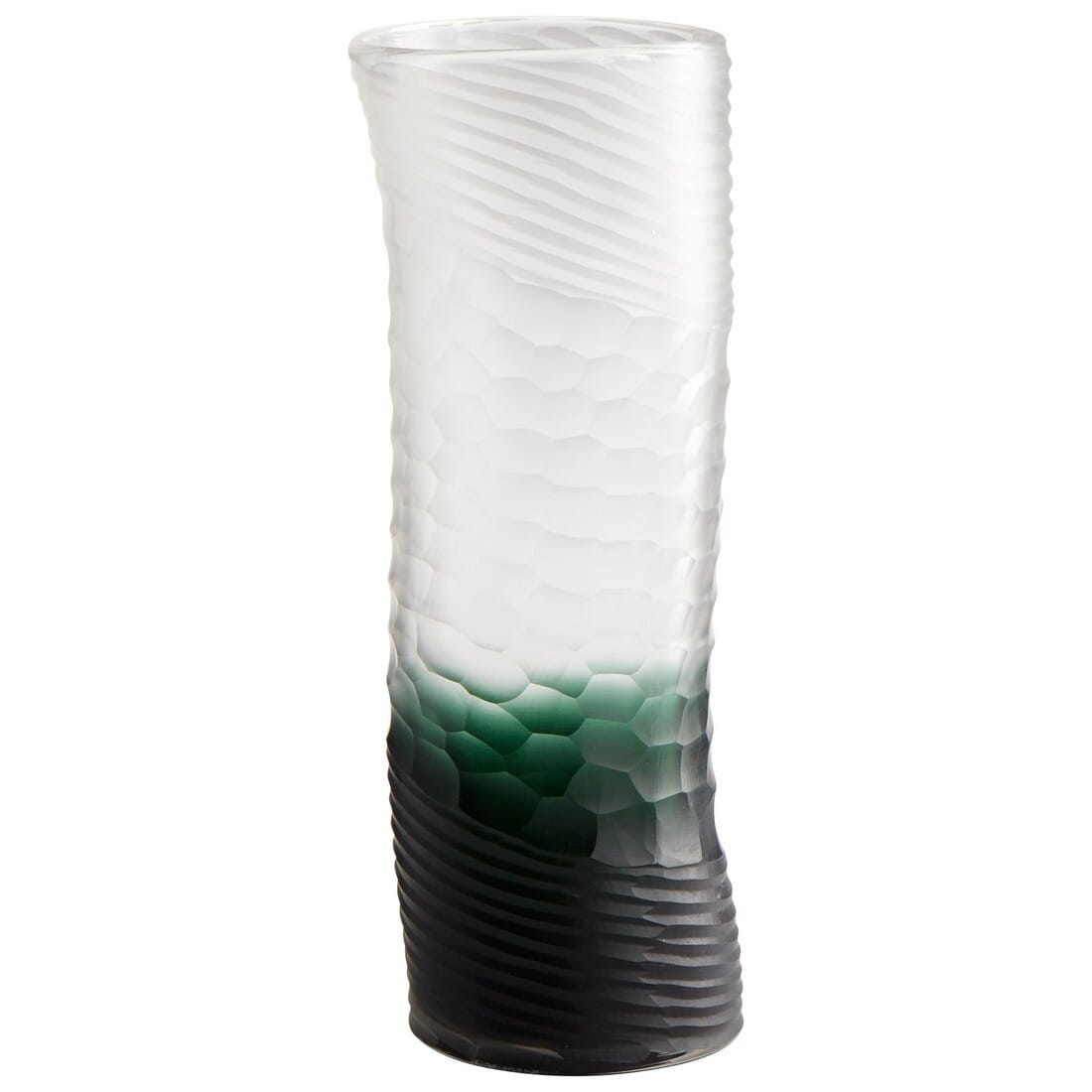 Cyan Design Waris 12.25" Glass Vase in Green