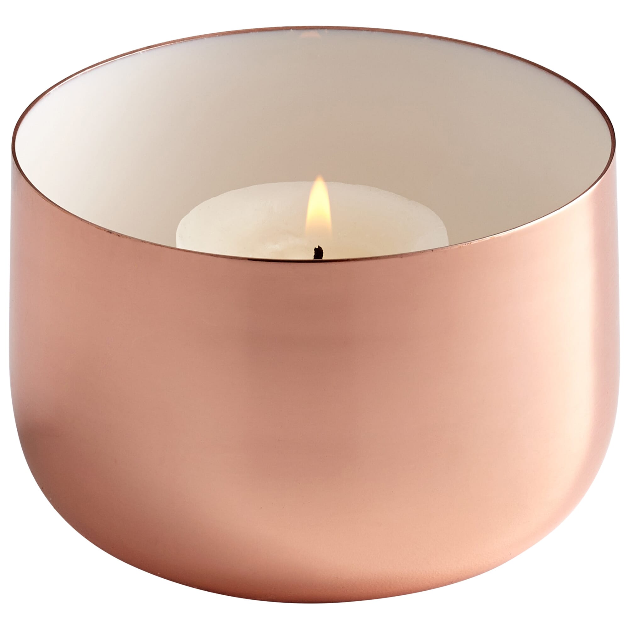 Cyan Design Cup O' Candle in Copper