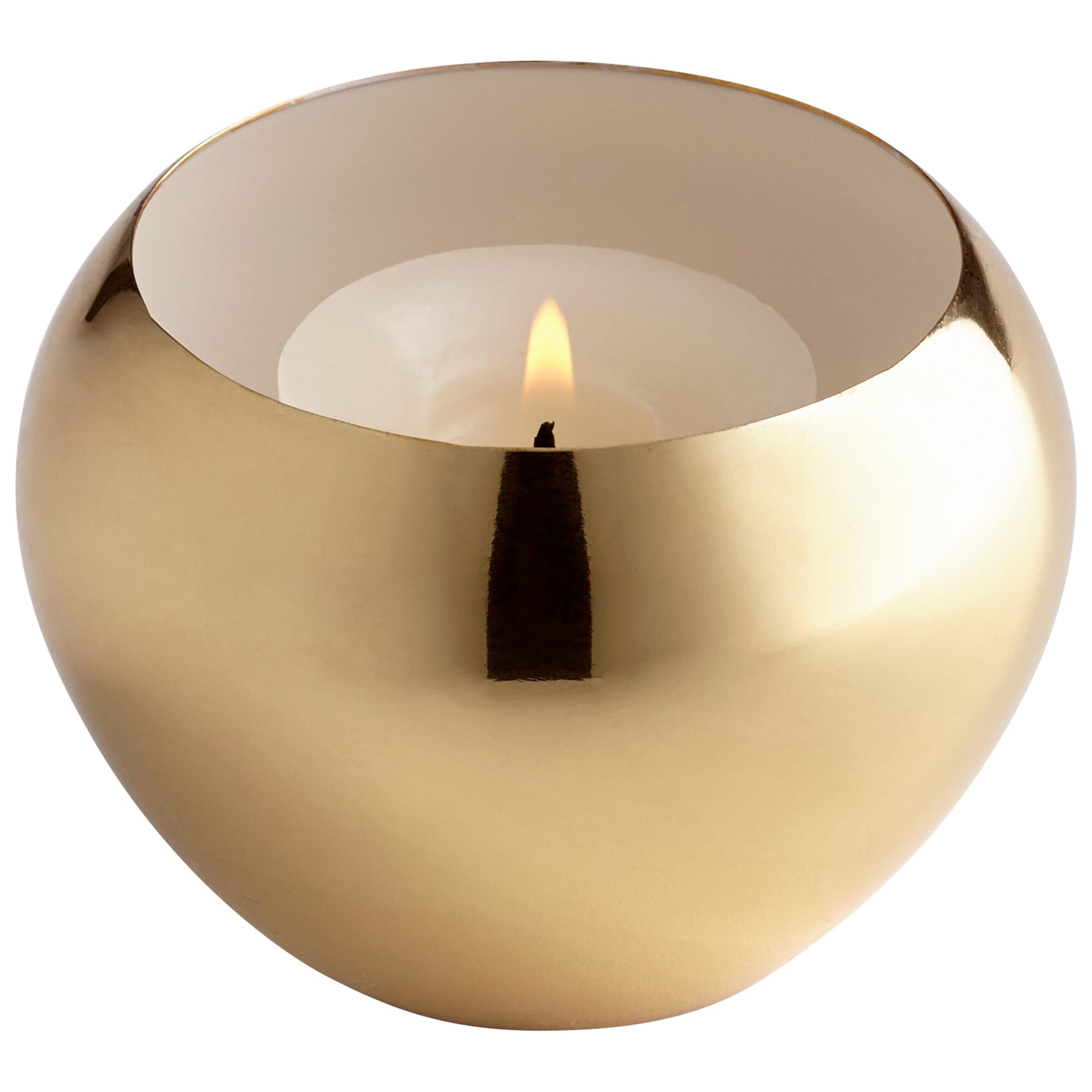 Cyan Design Candle Cup in Brass