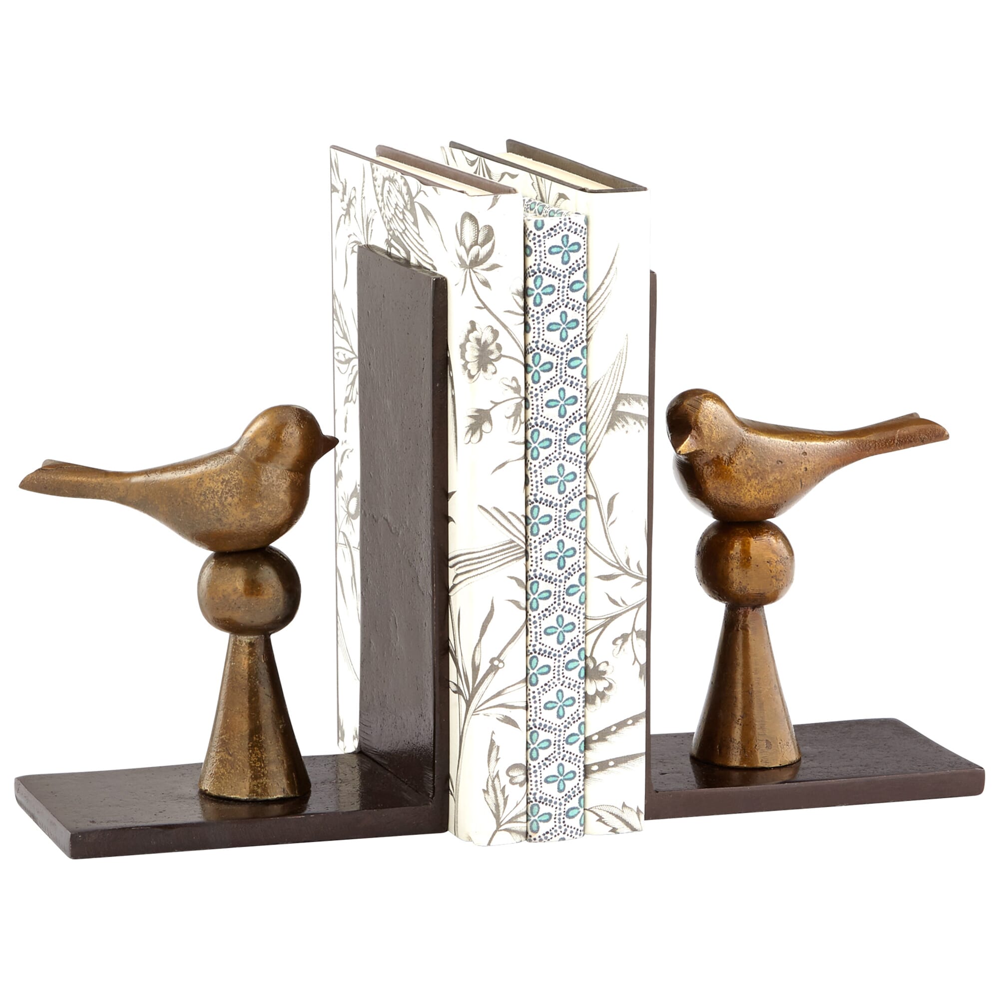 Cyan Design Birds And Books in Antique Brass