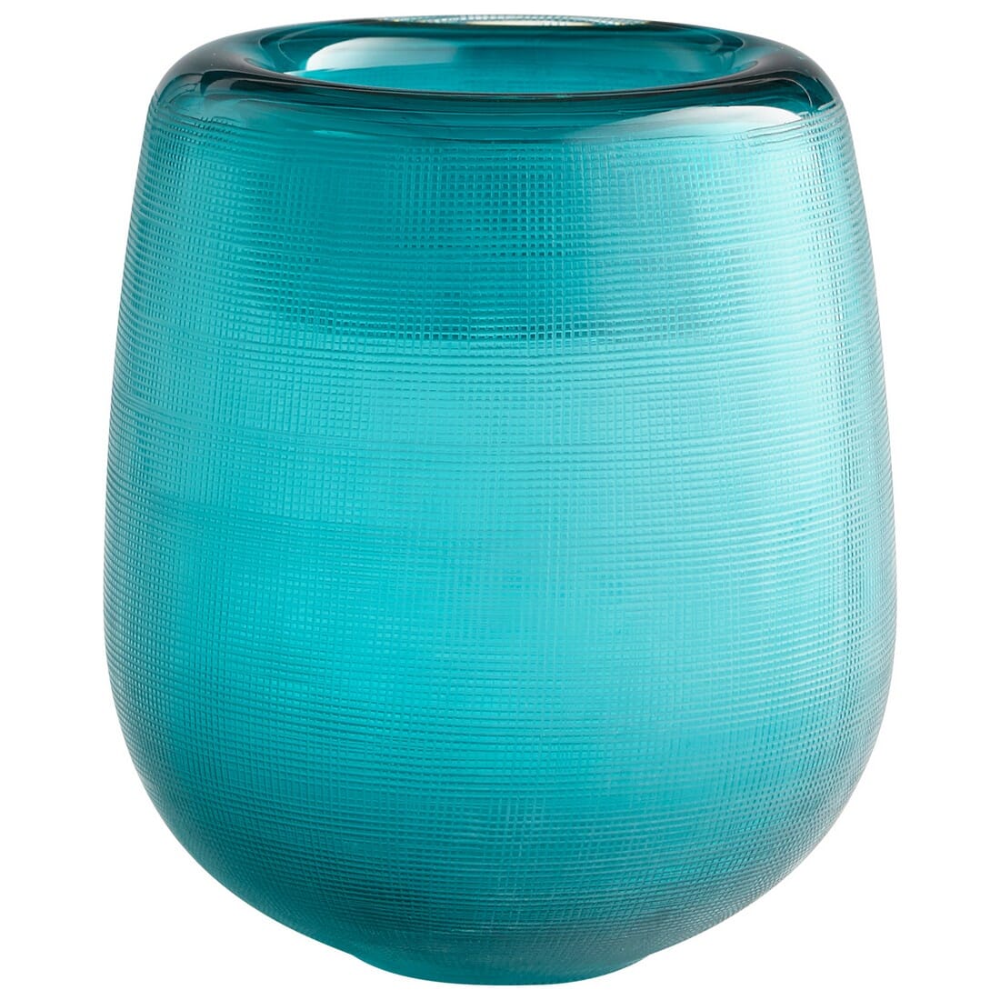 Cyan Design On The Water 7.25" Glass Vase in Turquoise