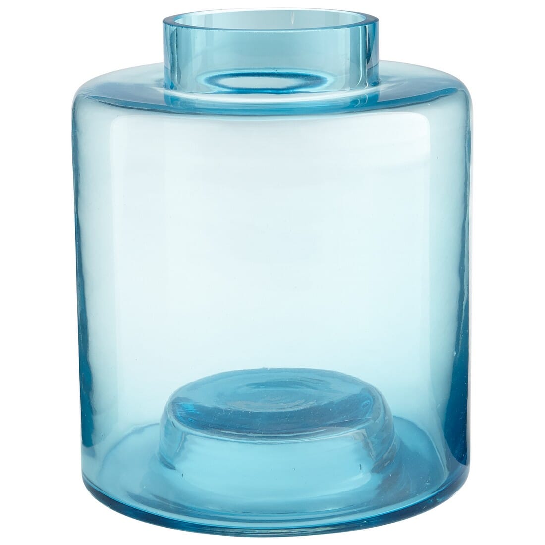 Cyan Design Wishing Well 7" Glass Vase in Blue