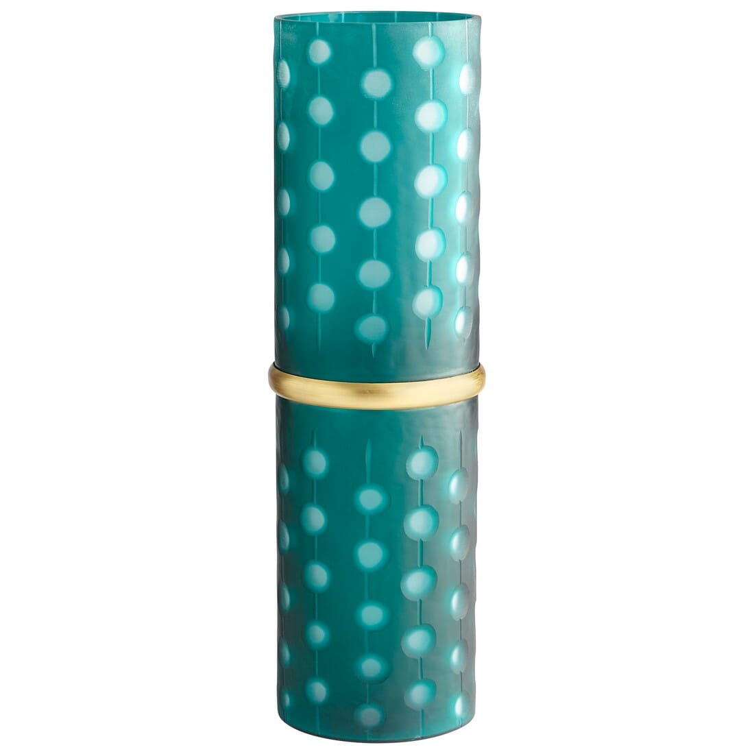 Cyan Design Cascade Parade 21.5" Vase in Green