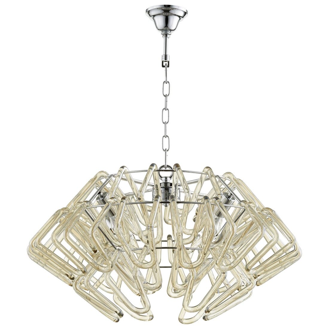 Cyan Design Roswell 30.5" 4-Light Pendant in Chrome