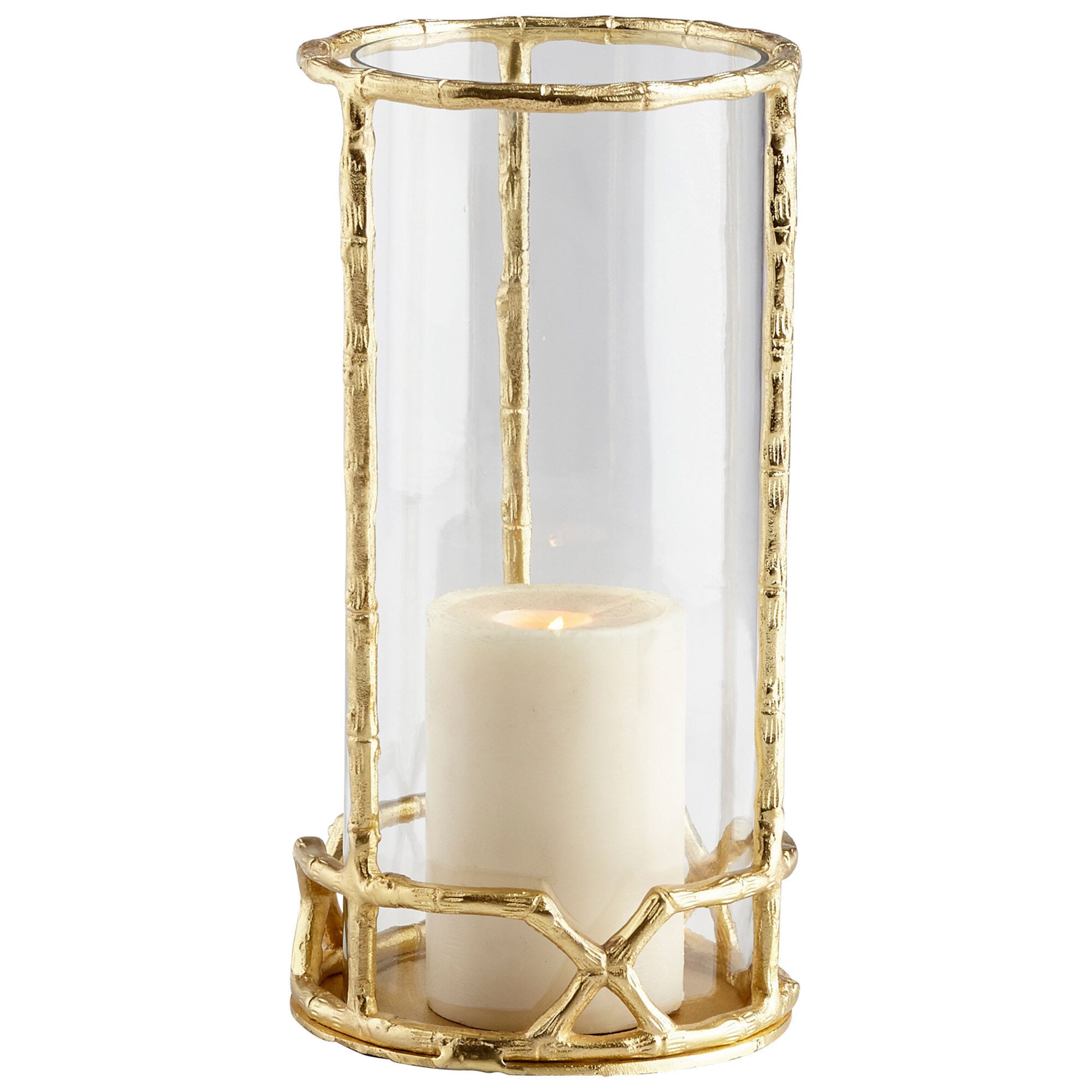 Cyan Design Enchanted Flame Candleholder in Gold