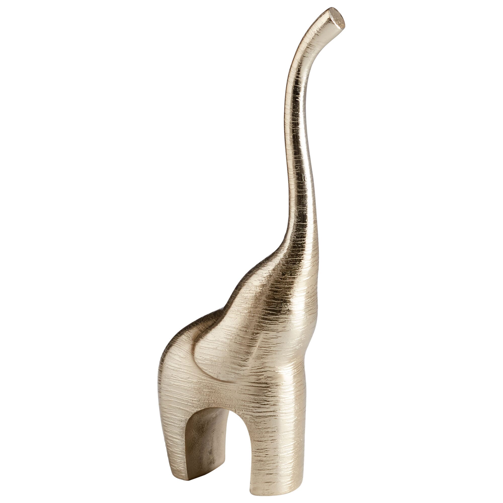 Cyan Design Small Trumpeter Sculpture in Textured Champagne