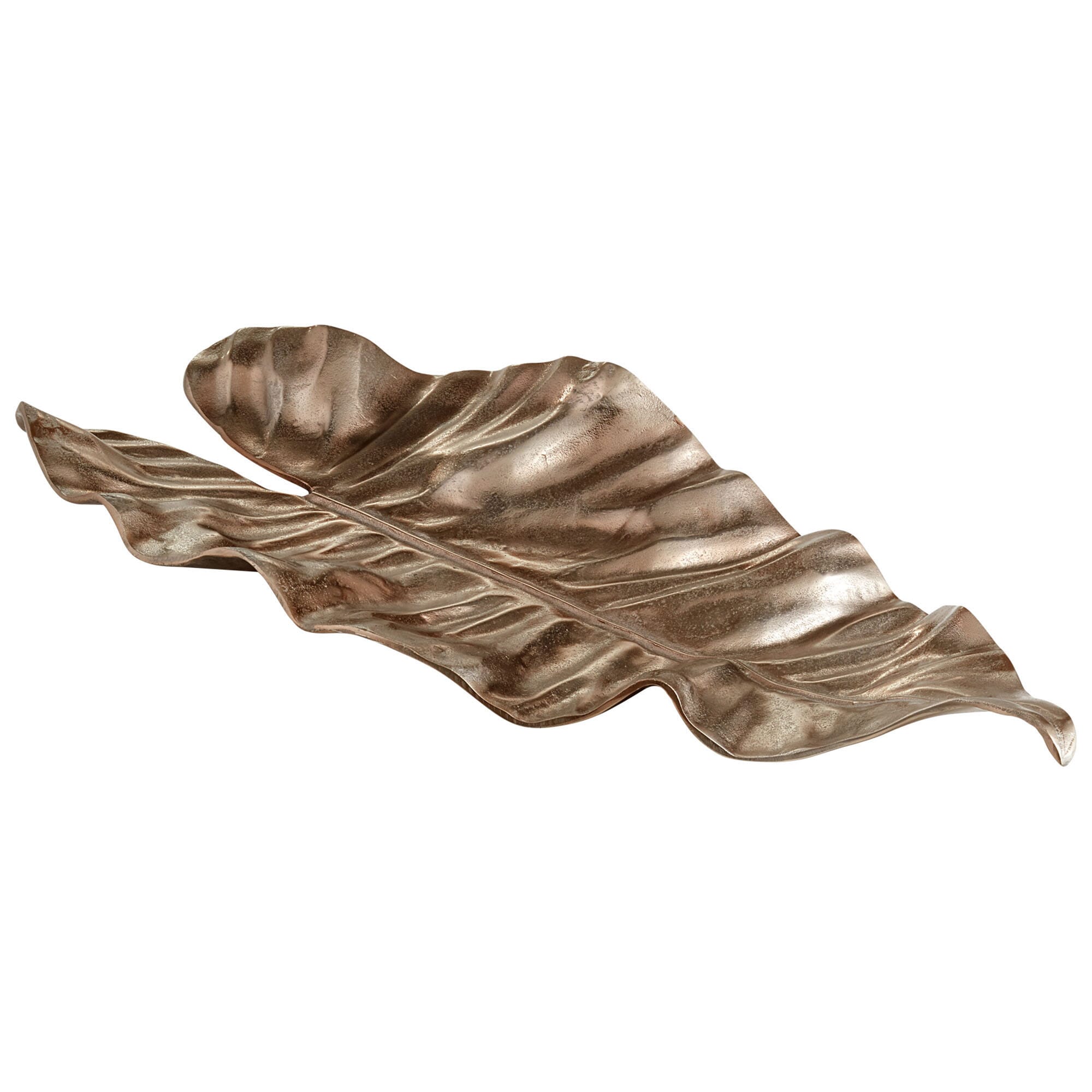 Cyan Design Large Leaf It Here Tray in Bronze