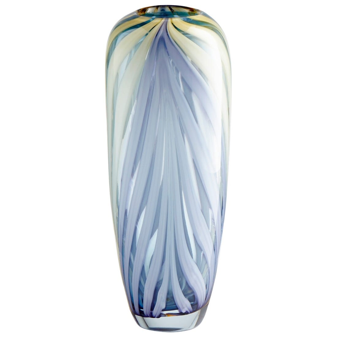 Cyan Design Medium Rhythm Vase in Purple And Yellow