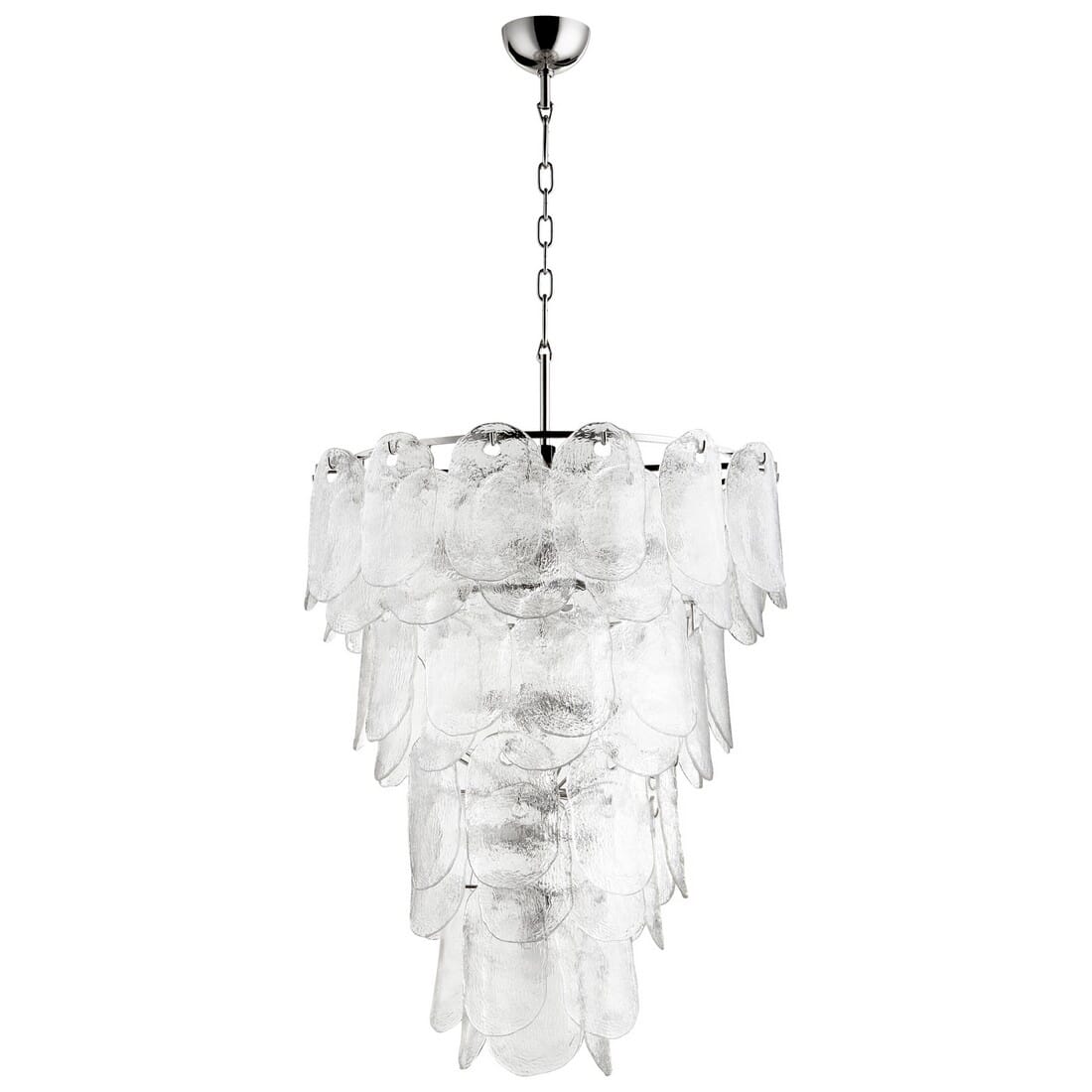 Cyan Design Cascata 27" 15-Light Pendant in Polished Nickel