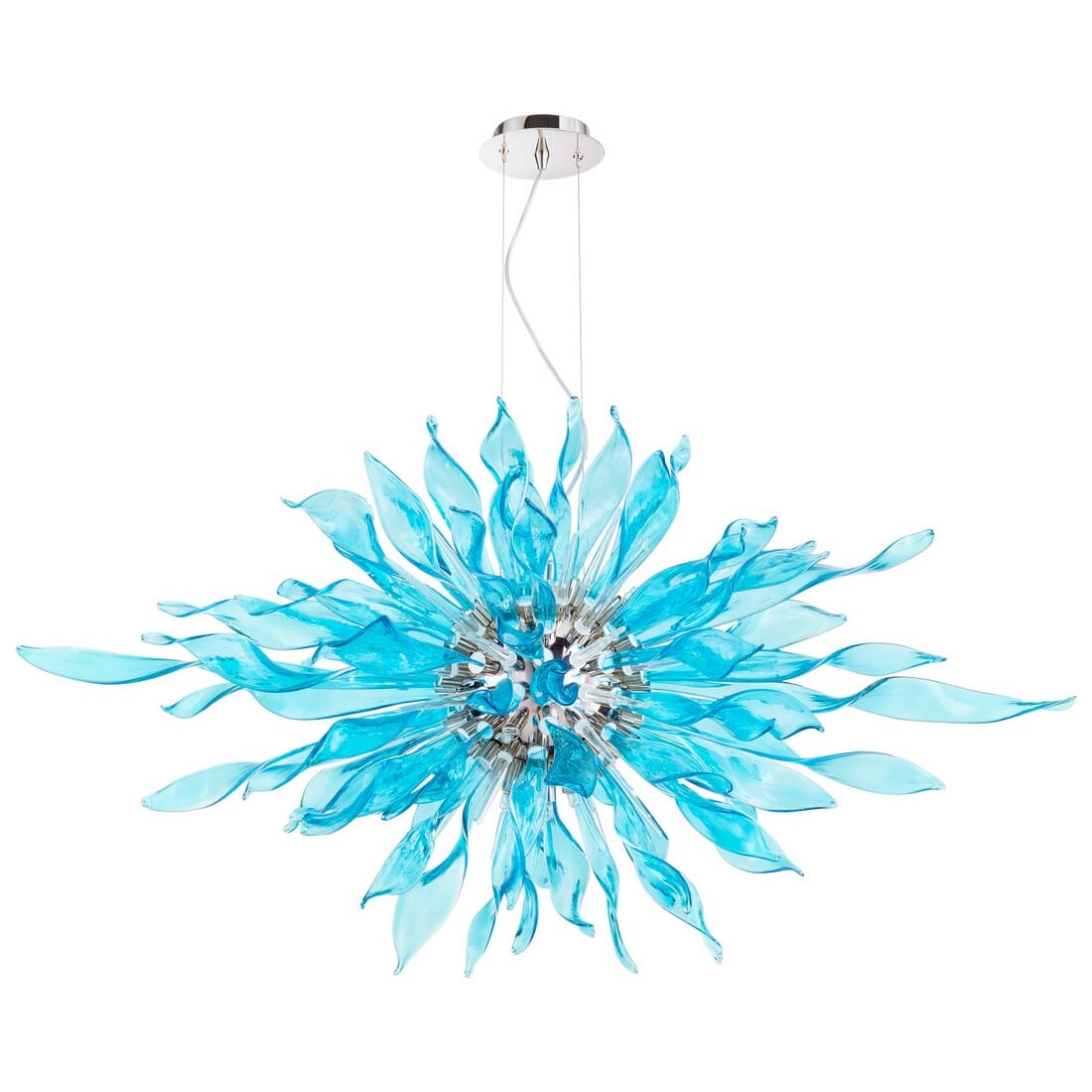 Cyan Design Jarvis 47.5" 14-Light Pendant in Polished Nickel