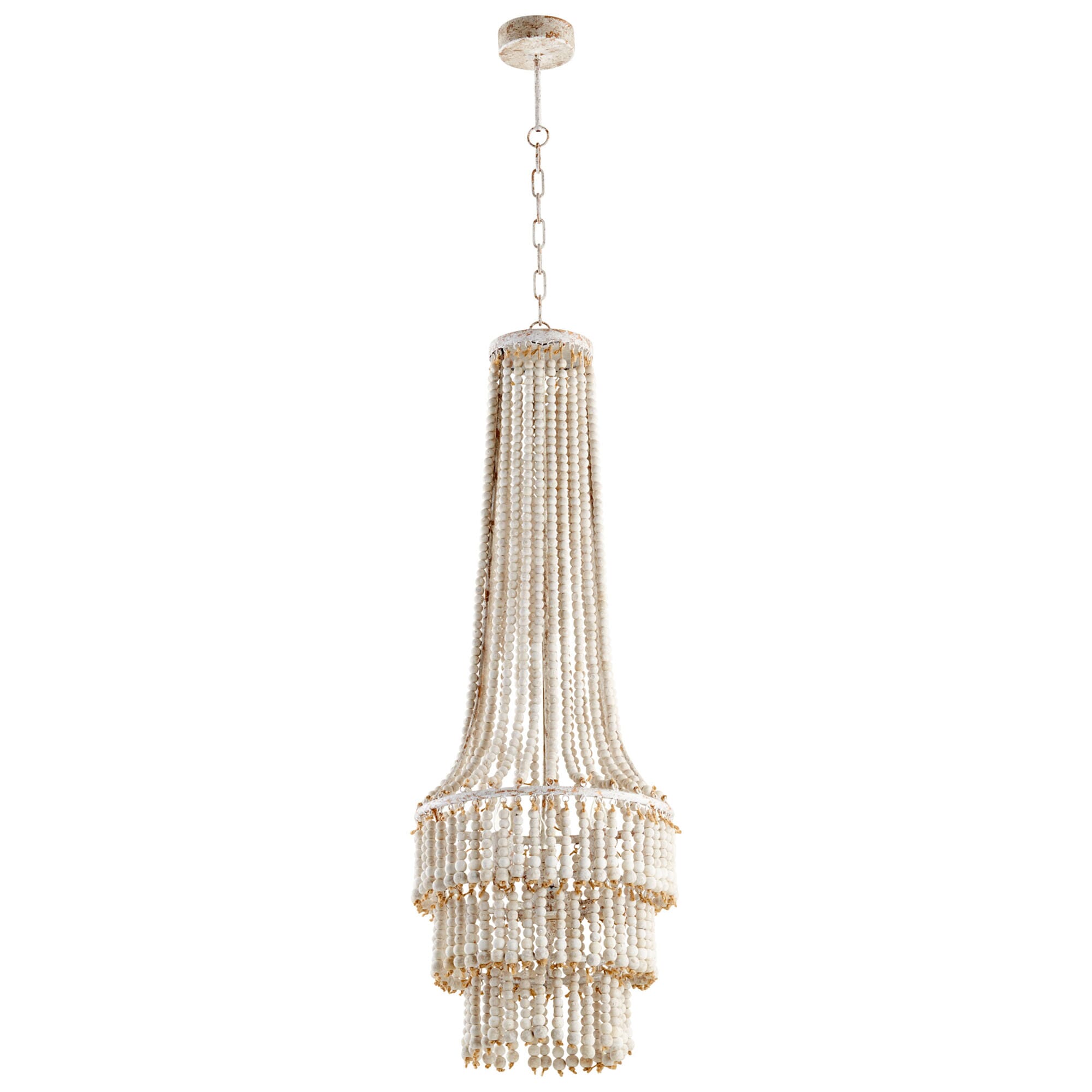 Cyan Design Cascade 3-Light Pendant Light in Whitewash