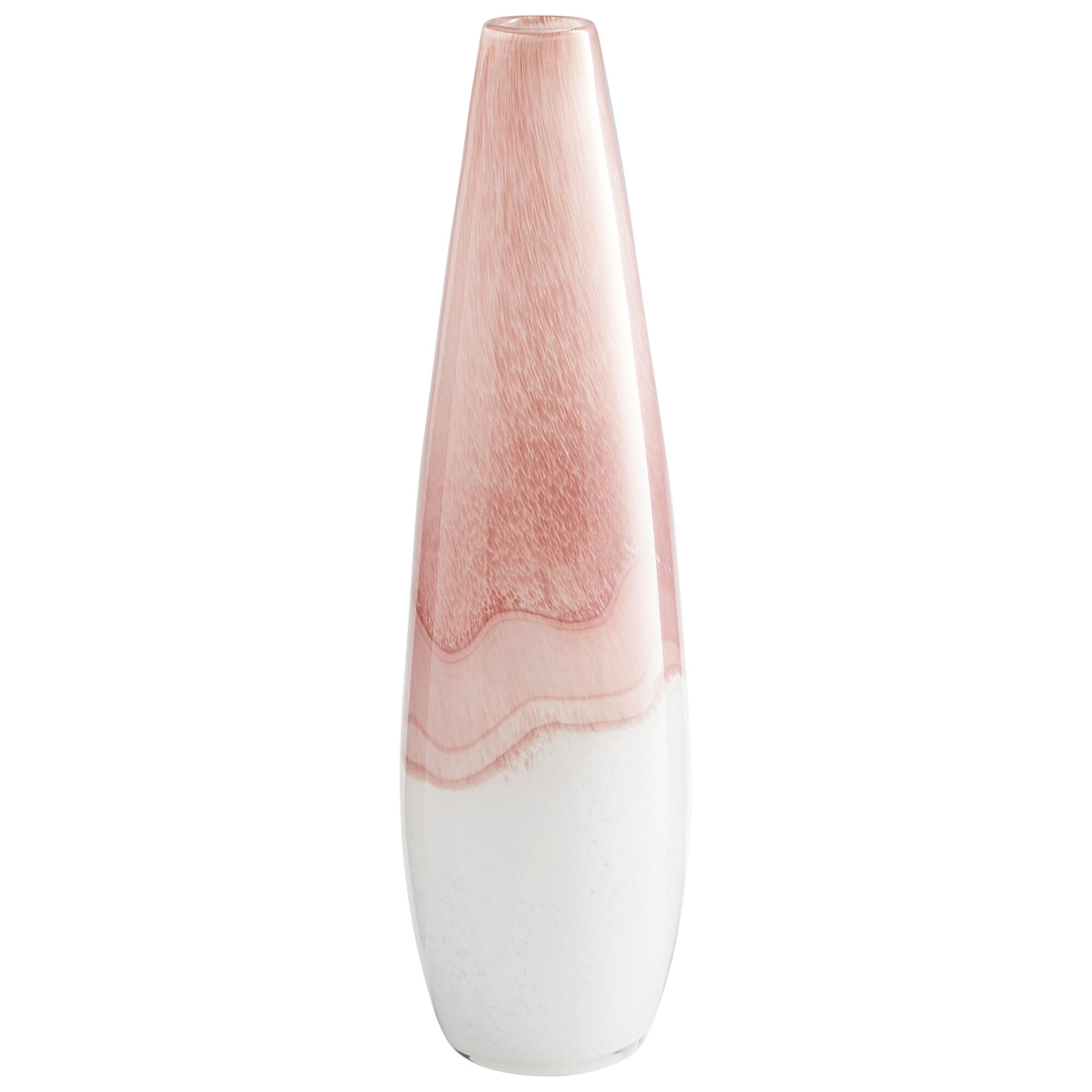 Cyan Design Medium Rosaline Vase in Pink and White