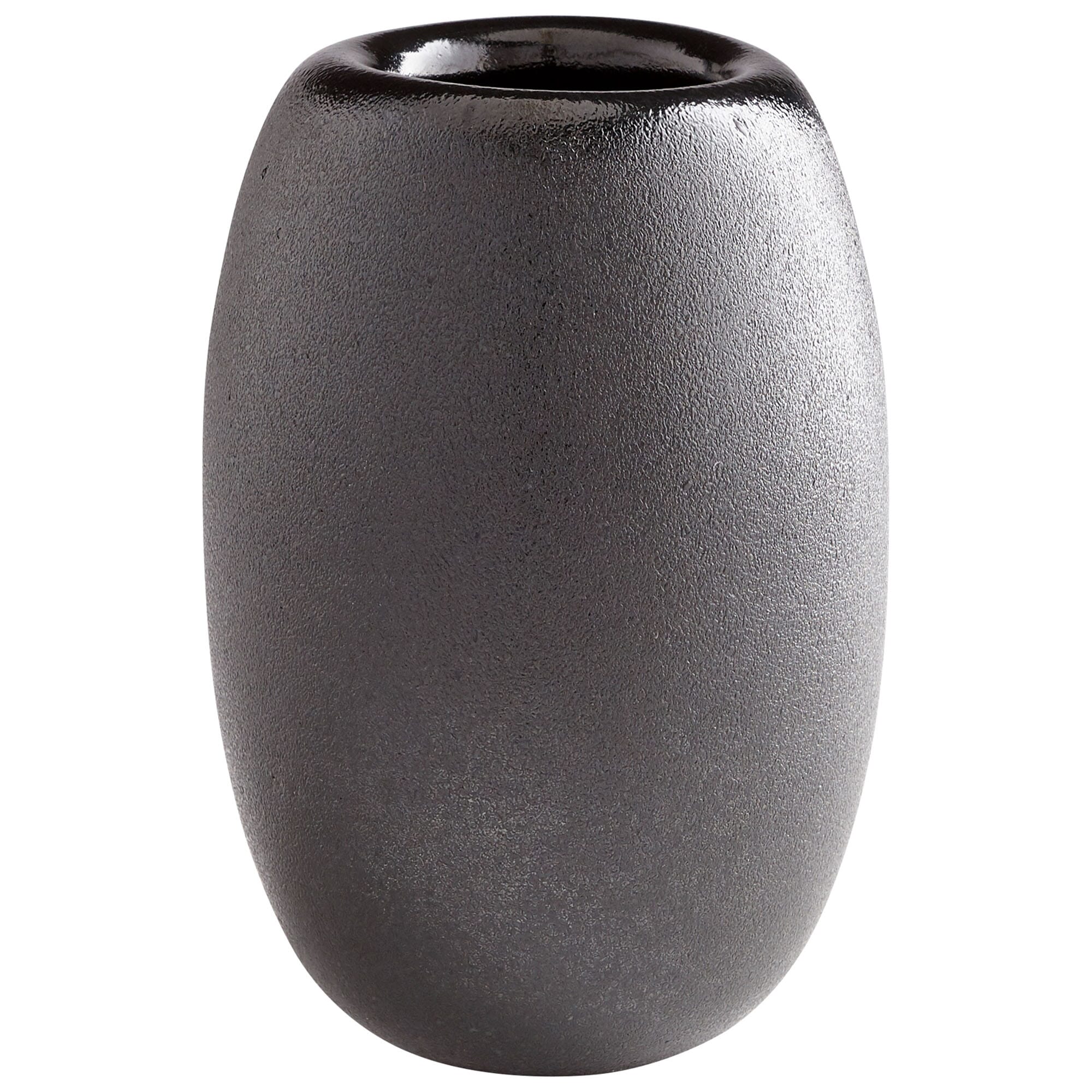 Cyan Design Large Round Hylidea Vase in Black