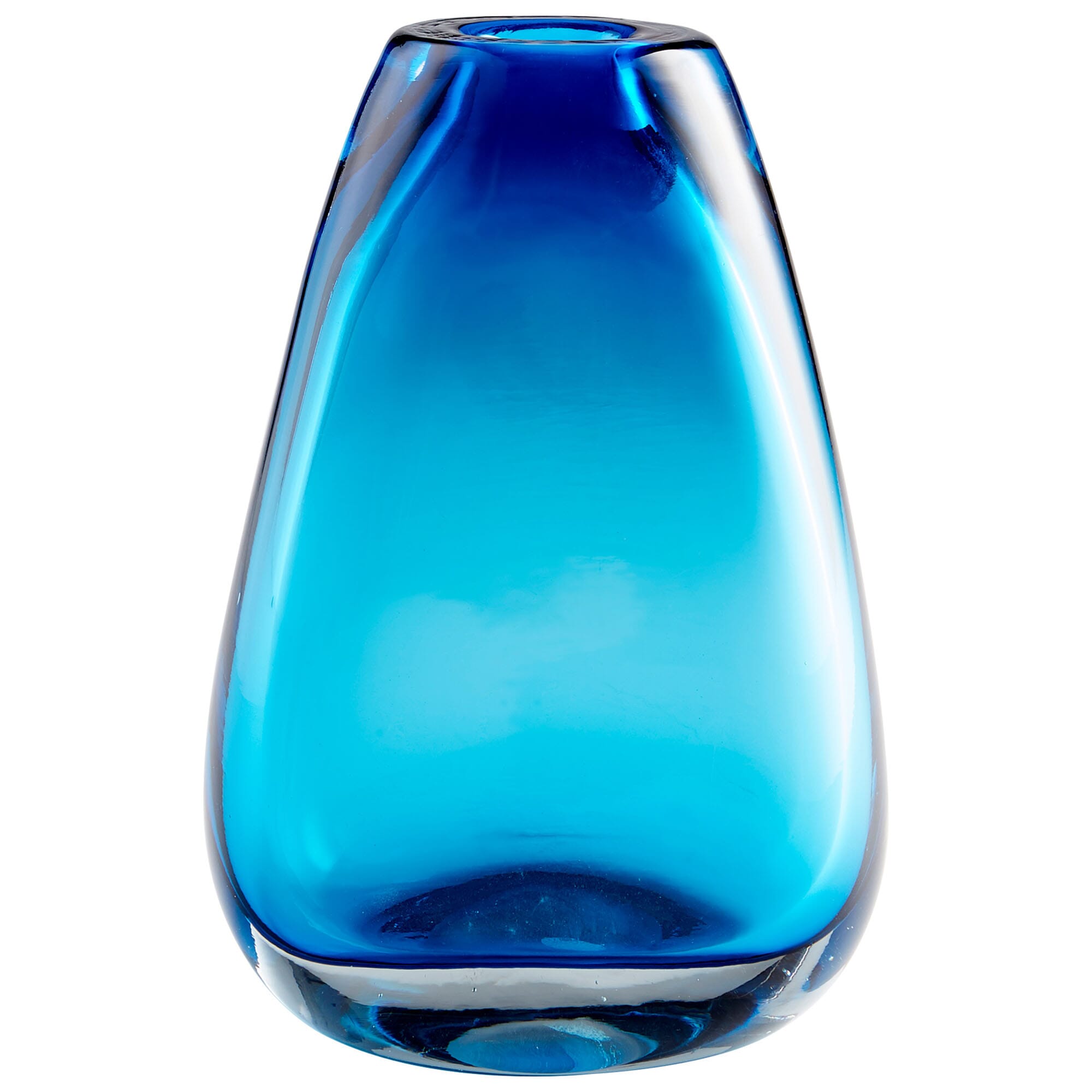 Cyan Design Small Blown Sea Vase in Blue