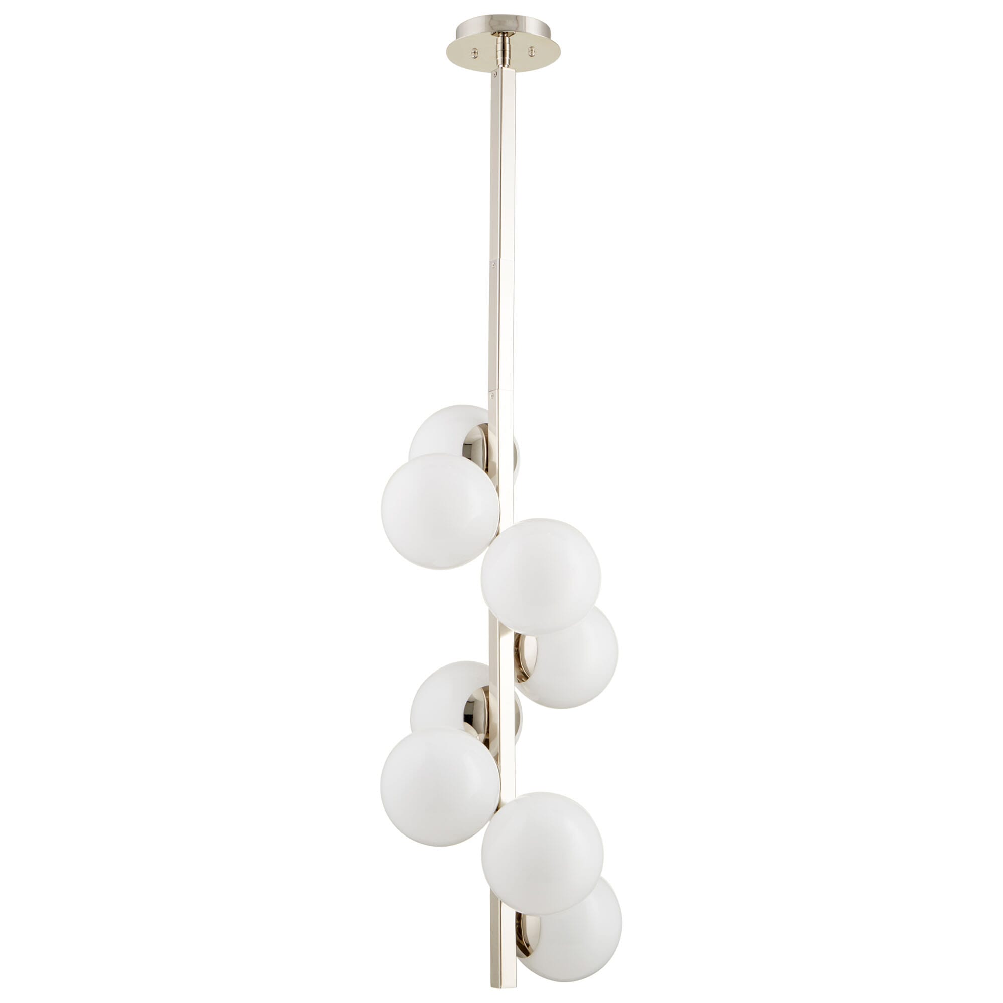 Cyan Design Atom 8-Light Pendant in Polished Nickel