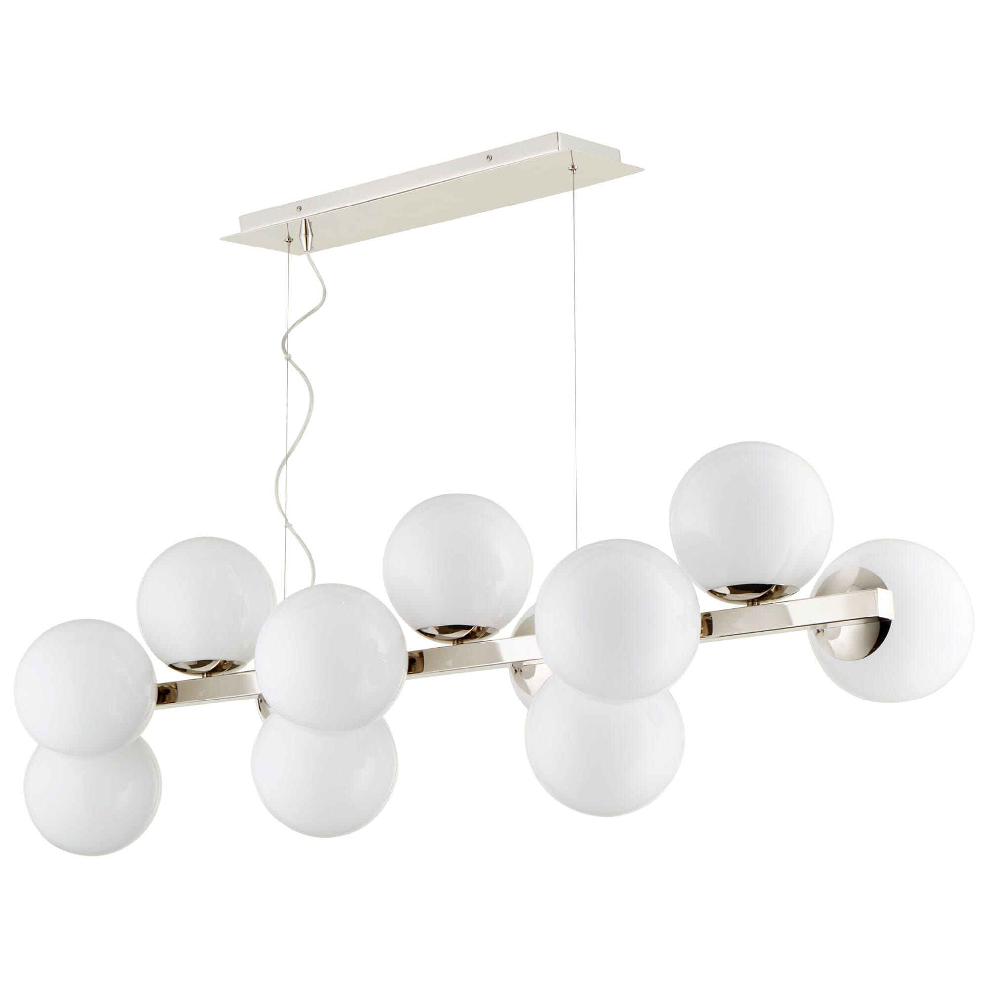 Cyan Design Atom 12-Light Pendant in Polished Nickel