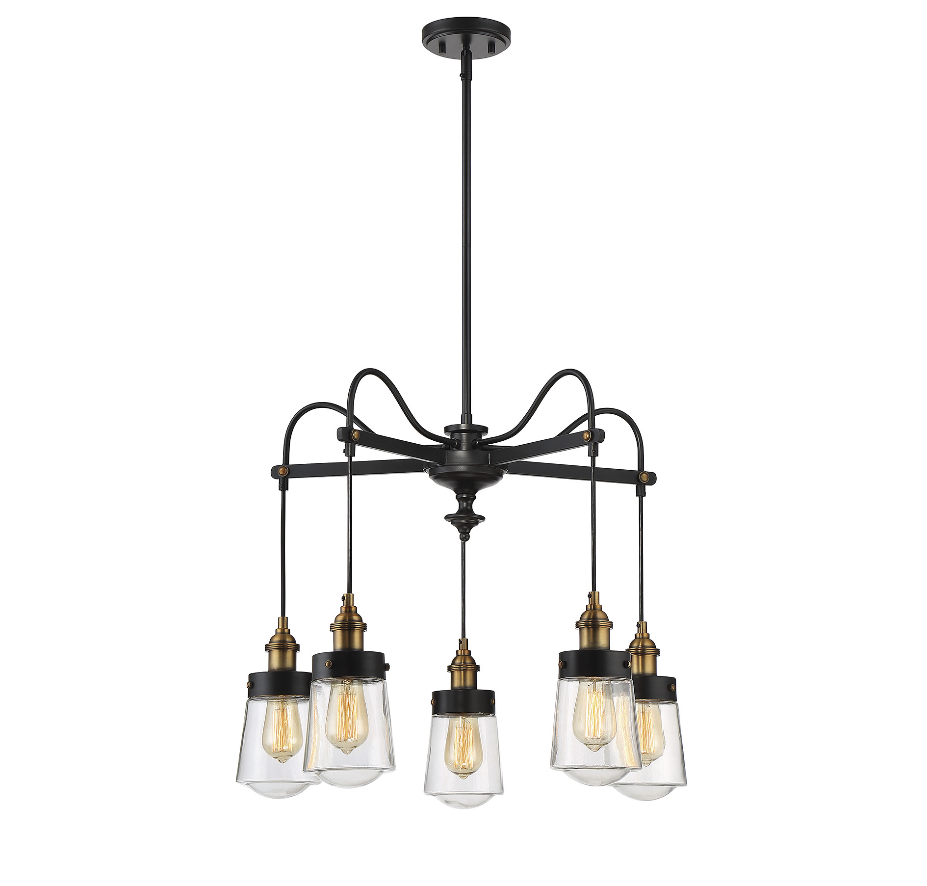 Savoy House Macauley 5-Light Chandelier in Vintage Black