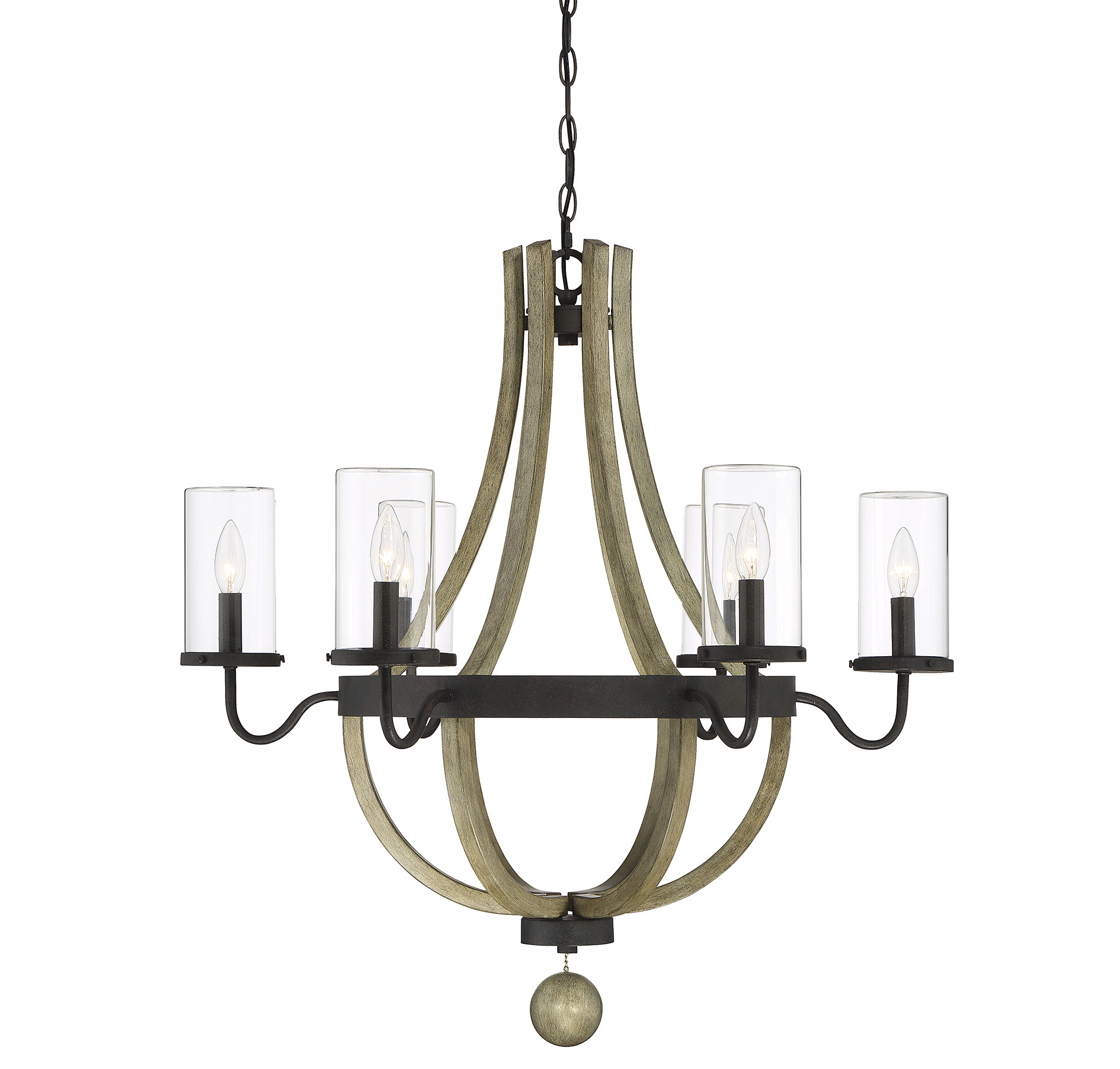 Savoy House Eden 6-Light Outdoor Chandelier in Weathervane