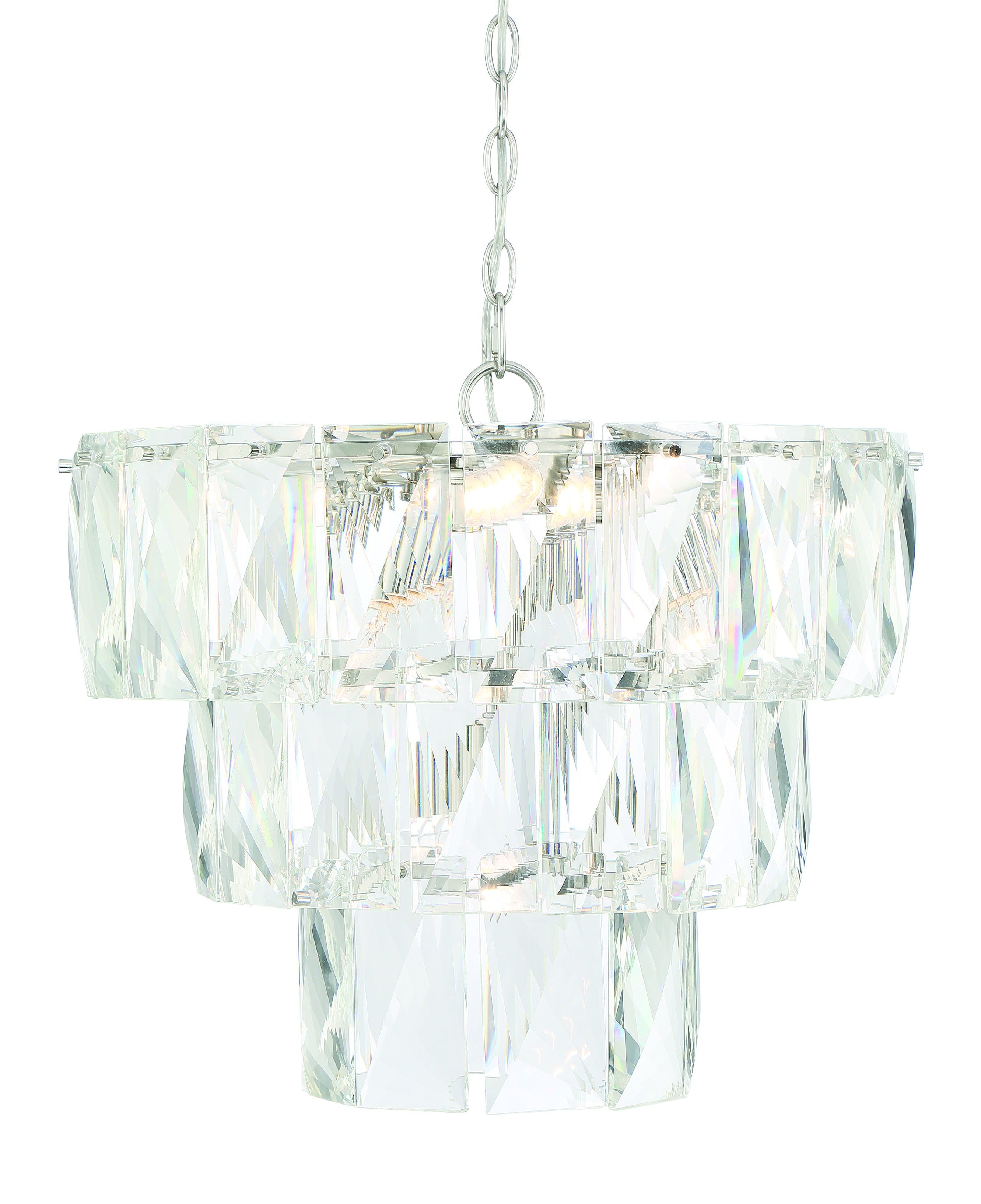 Savoy House Turner 7-Light Chandelier in Polished Nickel