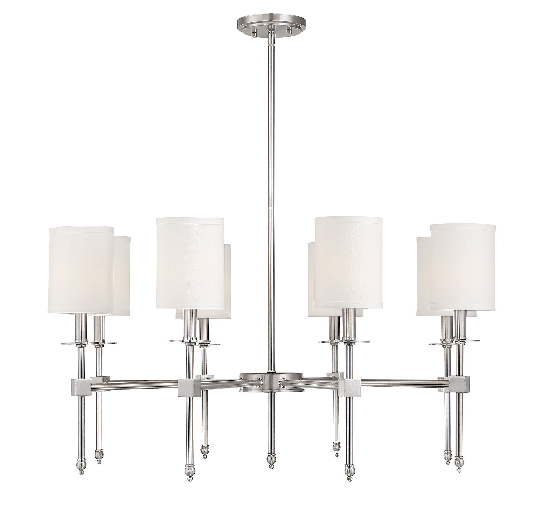 Savoy House Chatham 8-Light Chandelier in Satin Nickel