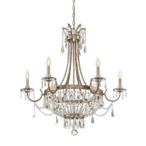 Savoy House Claiborne by Brian Thomas 6-Light 35" Crystal Chandelier in Avalite