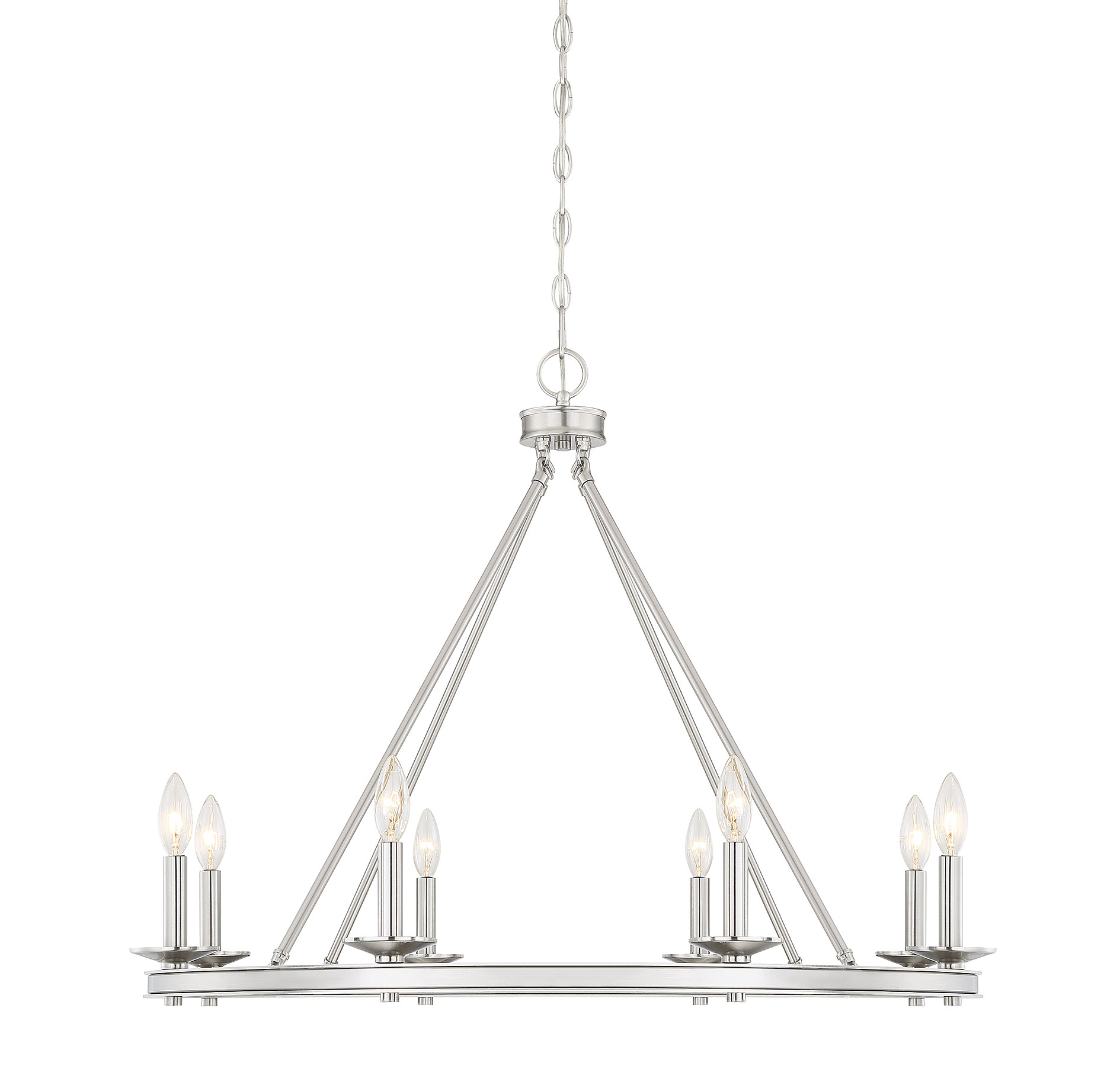 Savoy House Middleton 8-Light Chandelier in Satin Nickel