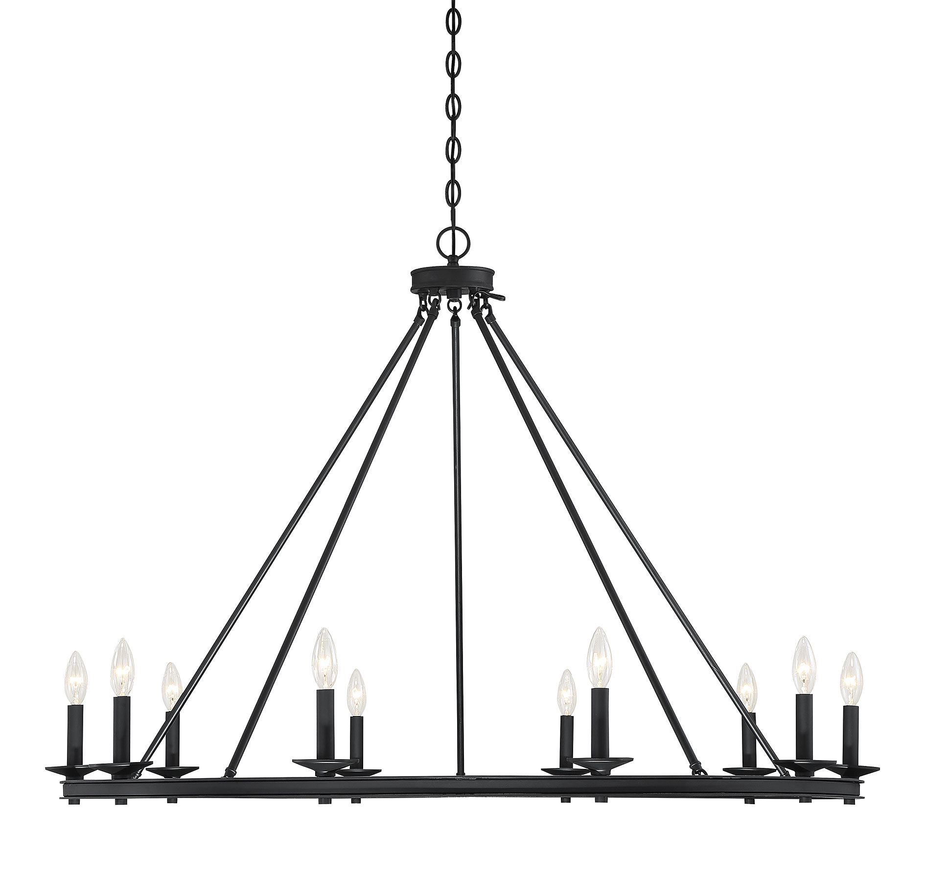 Savoy House Middleton 10-Light Chandelier in Classic Bronze