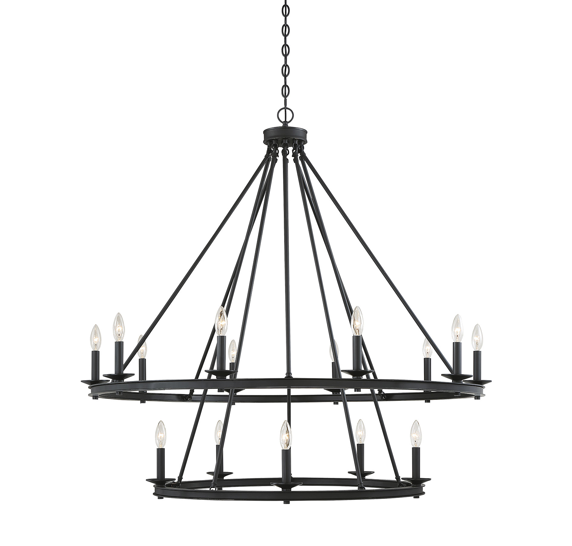 Savoy House Middleton 15-Light Chandelier in Classic Bronze