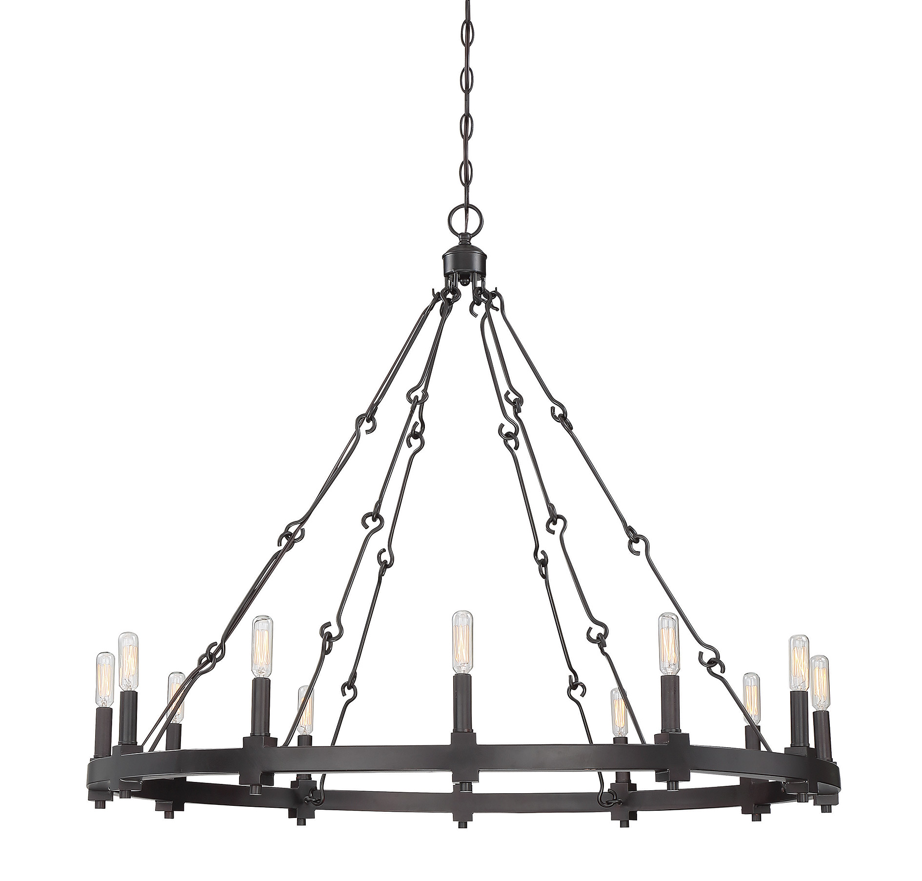 Savoy House Adria 12-Light Chandelier in English Bronze