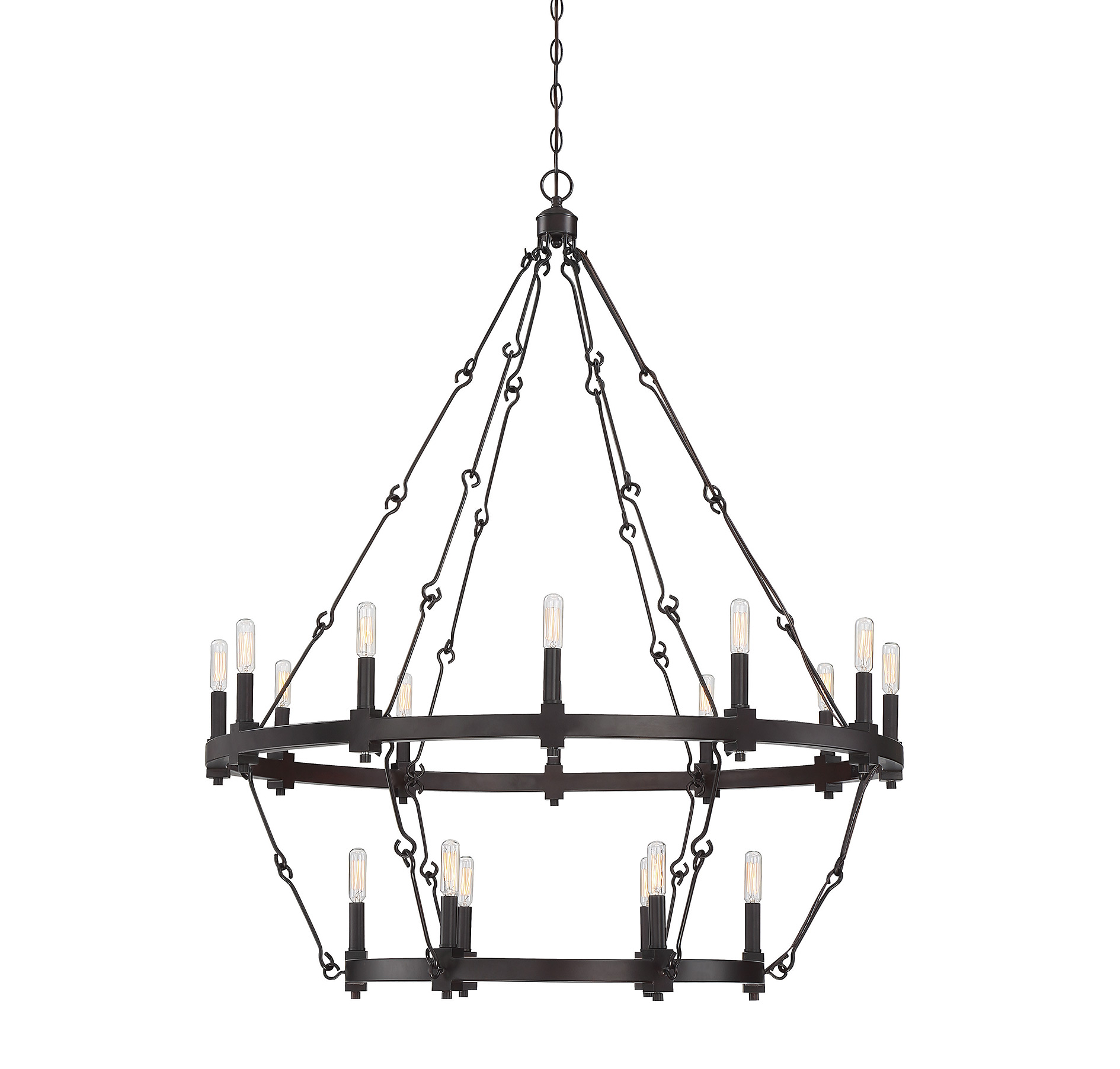 Savoy House Adria 18-Light Chandelier in English Bronze