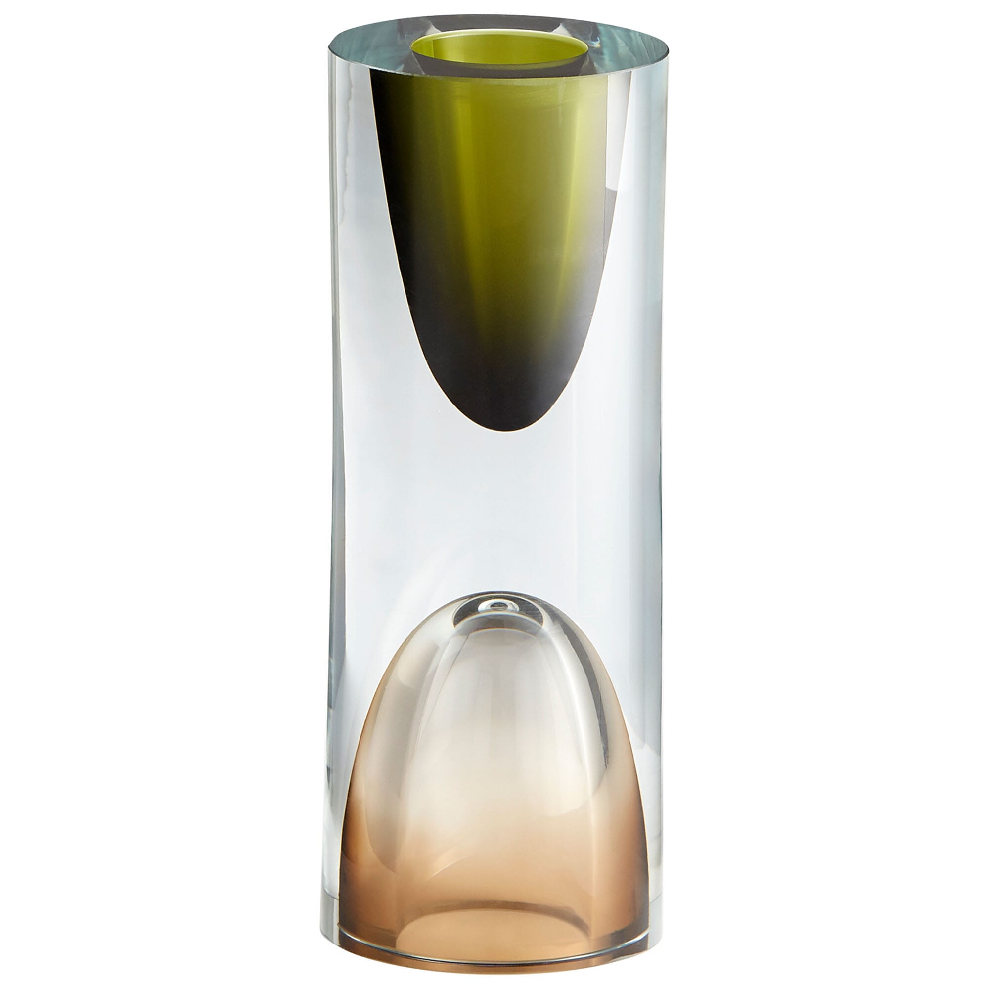 Cyan Design Small Majeure Vase in Brown And Green