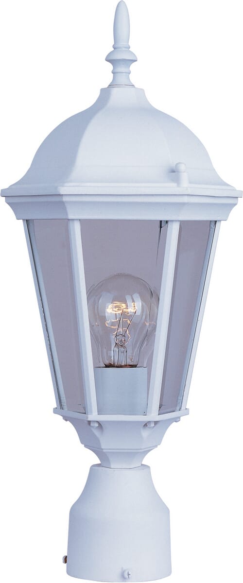 Maxim Lighting Westlake 19" Outdoor Post Lantern in White