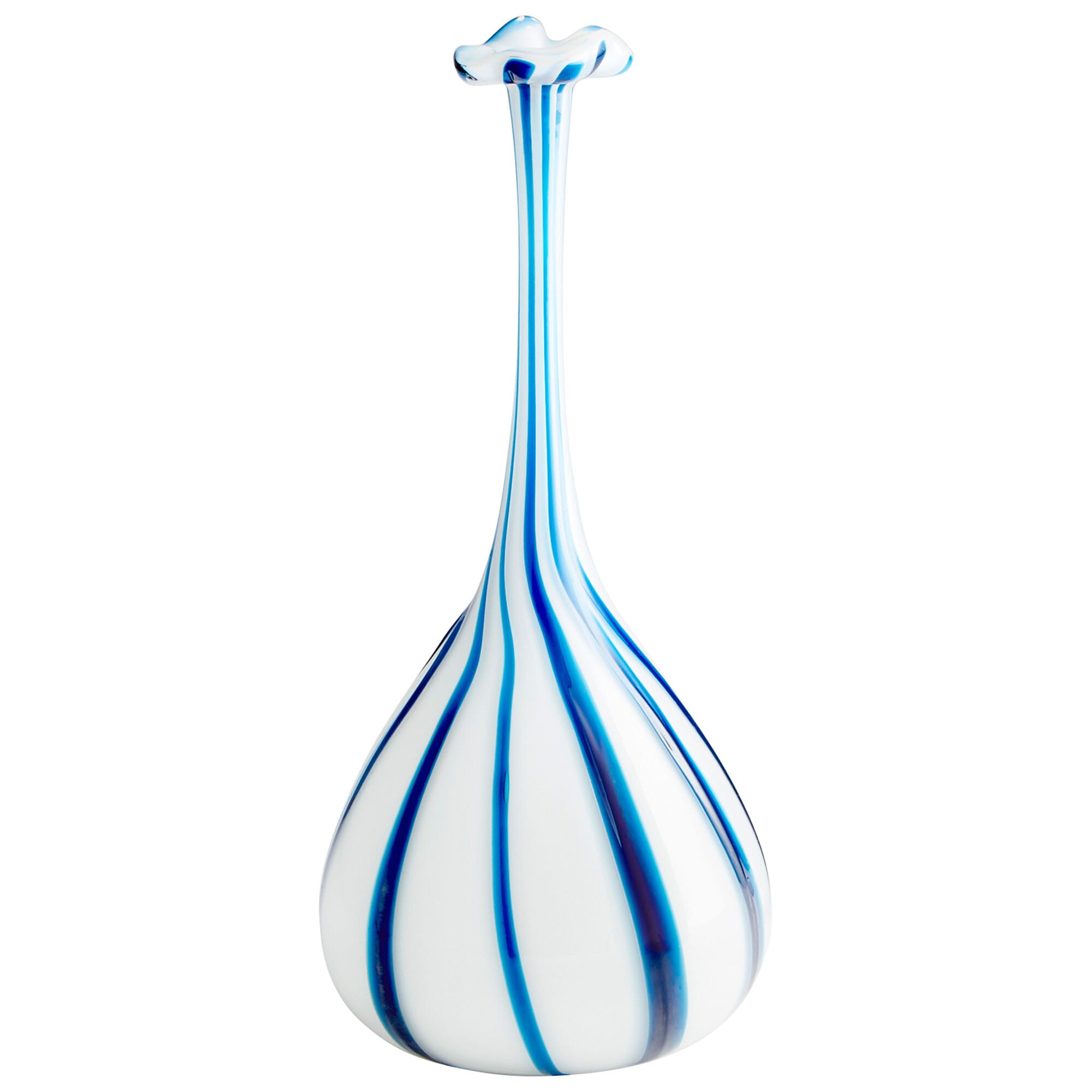 Cyan Design Small Dulcet Vase in Blue And White