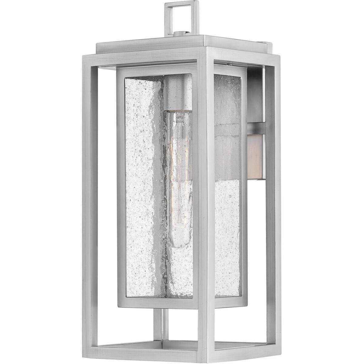 Hinkley Republic Outdoor 16" Wall Lantern in Satin Nickel