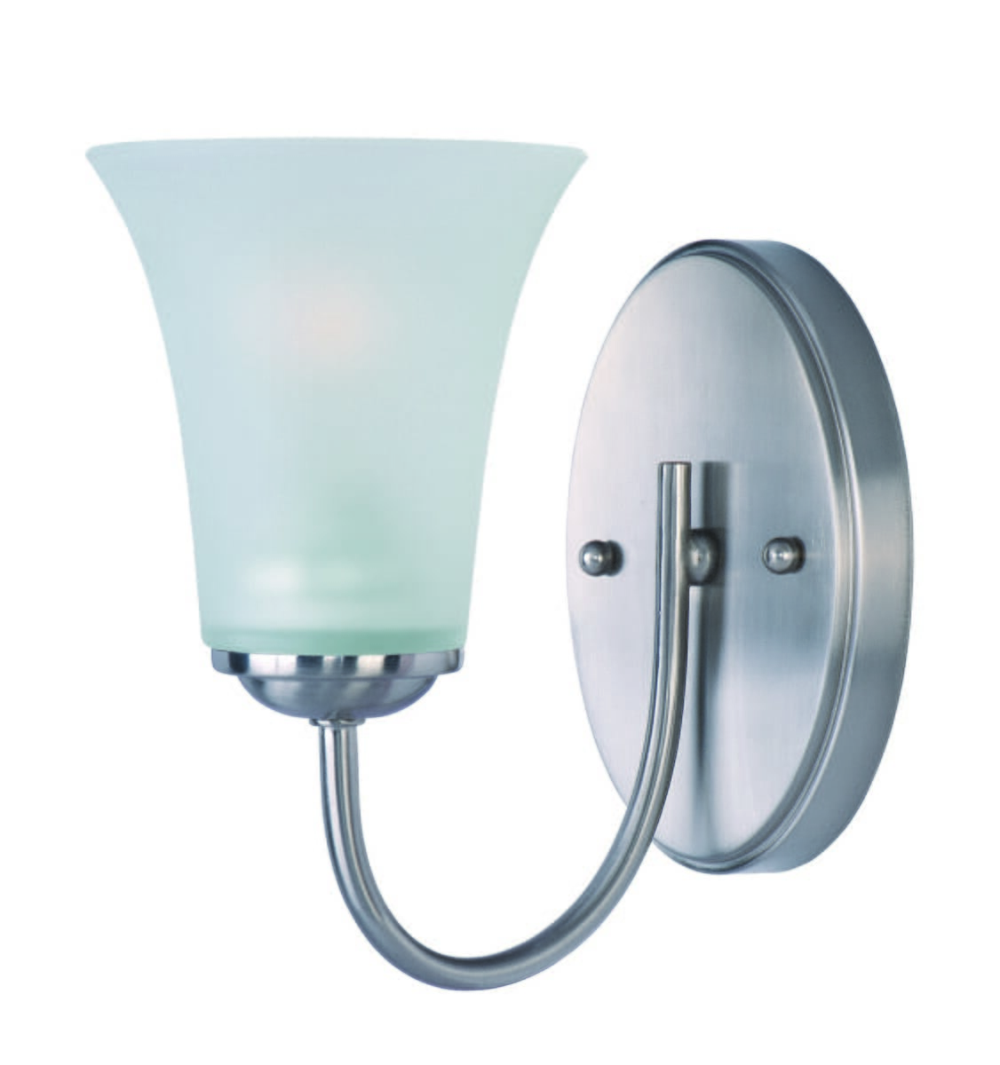 Maxim Lighting Logan Wall Sconce in Satin Nickel Finish