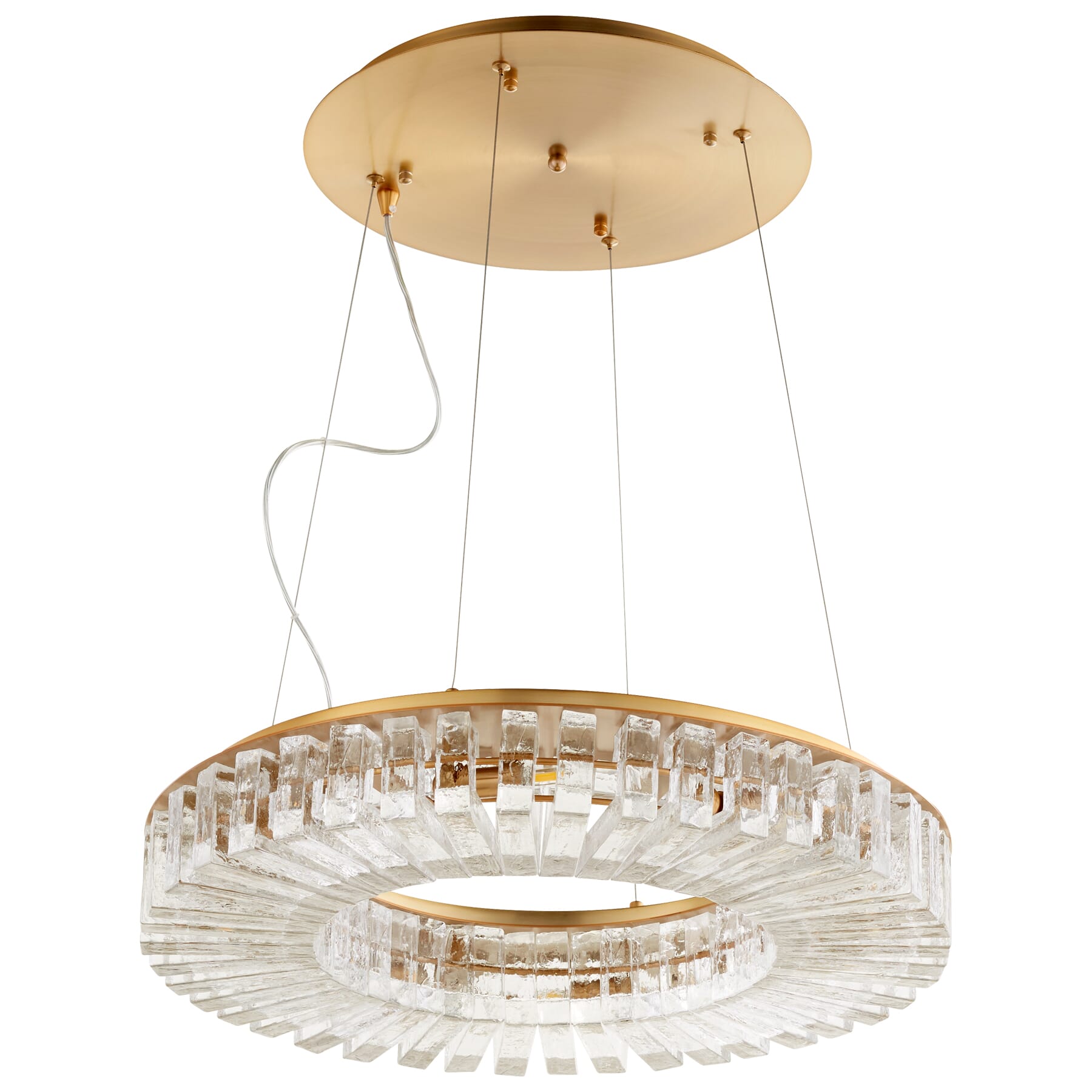 Cyan Design Kallick 8-Light Pendant Light in Aged Brass