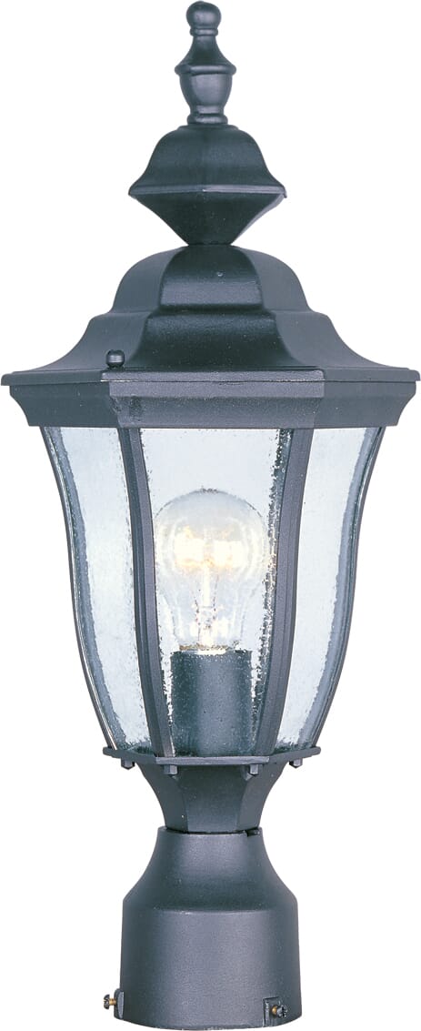 Maxim Lighting Madrona 17" Outdoor Post Mt., Black