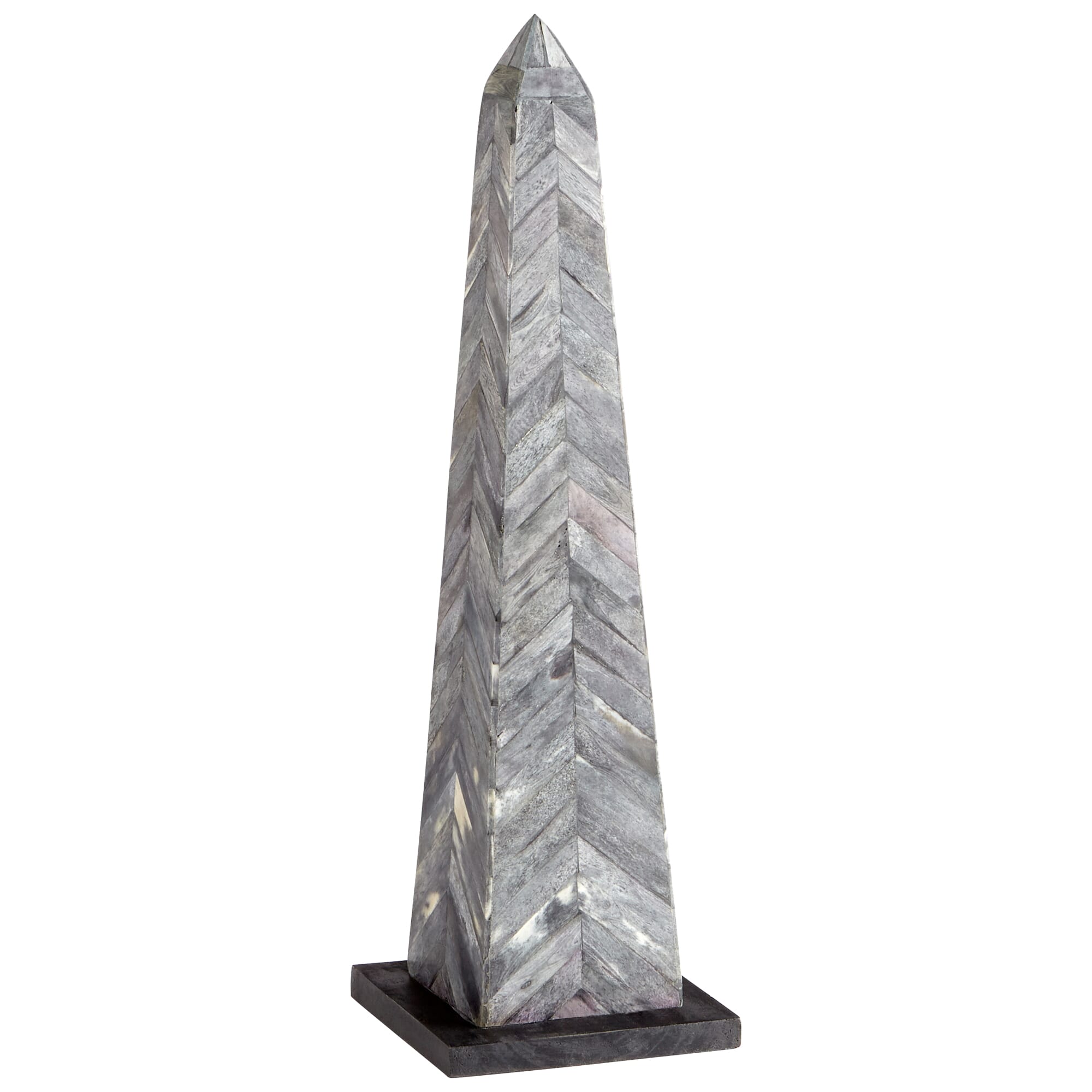 Cyan Design Herring Obelisk Sculpture in Grey And Black