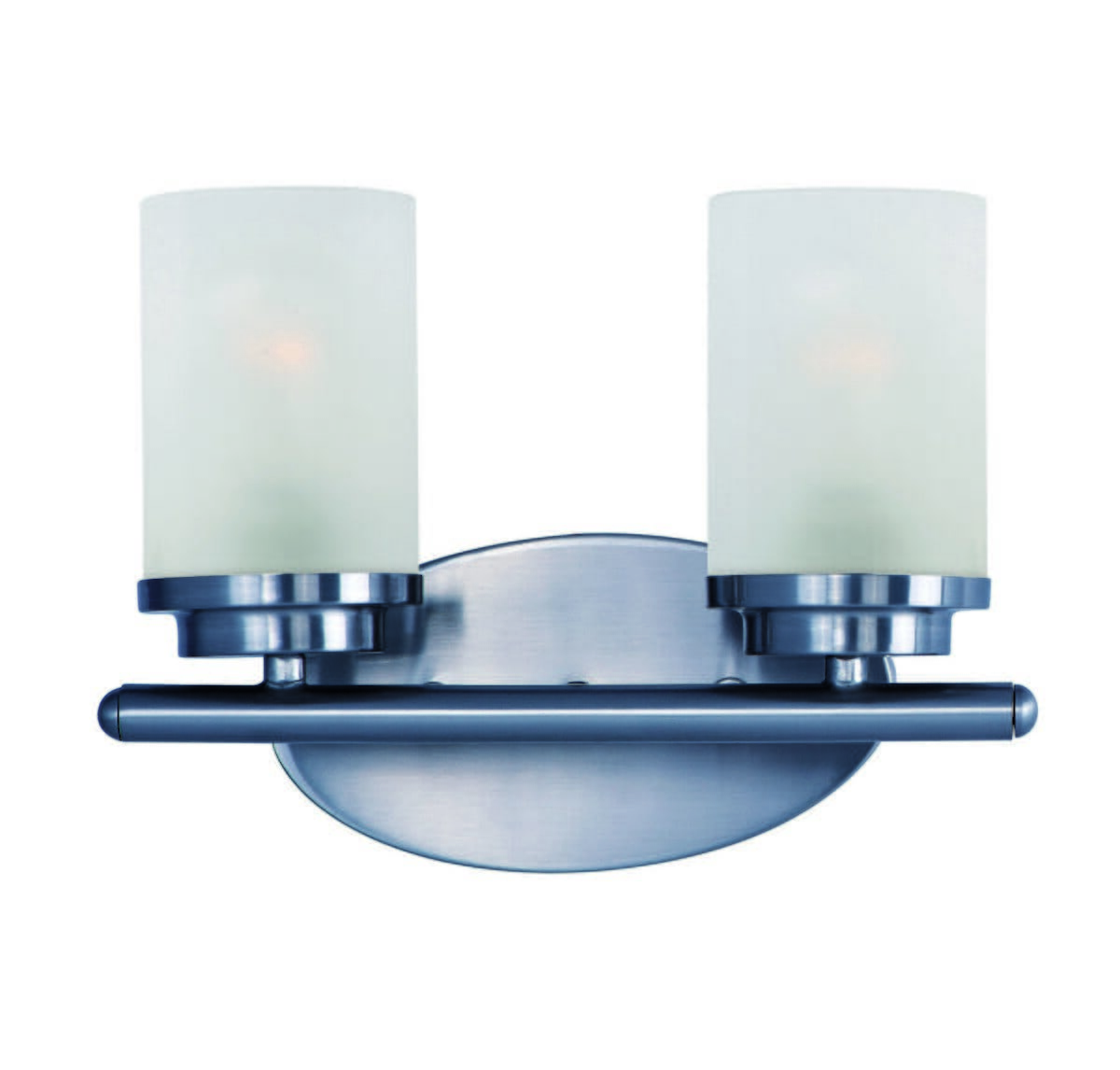 Maxim Lighting Corona 12" 2-Light Bathroom Vanity Light in Polished Chrome