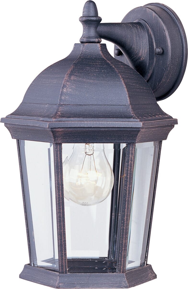 Maxim Lighting Builder Cast 12" Outdoor Wall Lt,Rust Patina