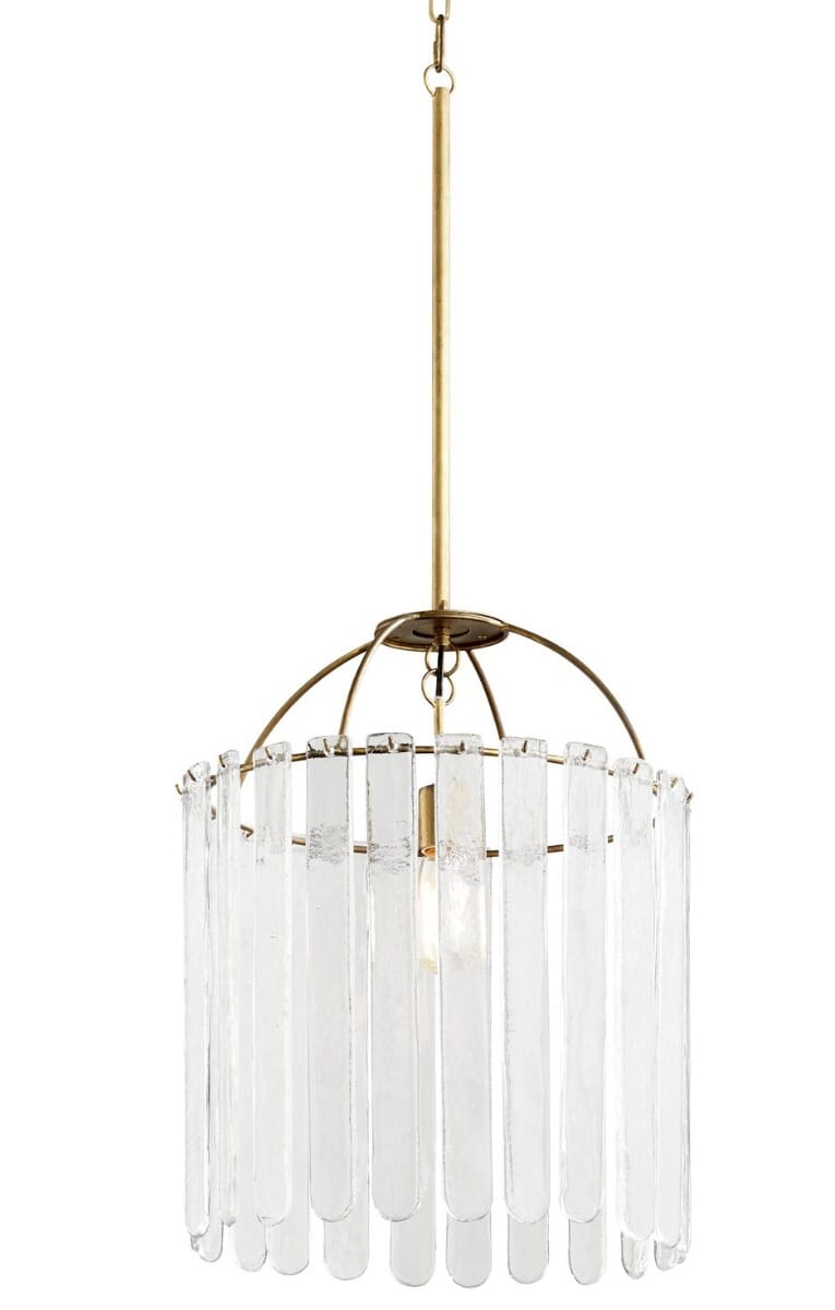 Cyan Design Linden Glass Pendant Light in Antique Bronze