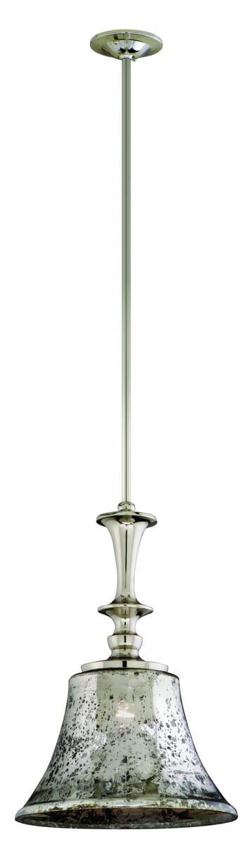 Corbett Argento Pendant Light in Polished Nickel