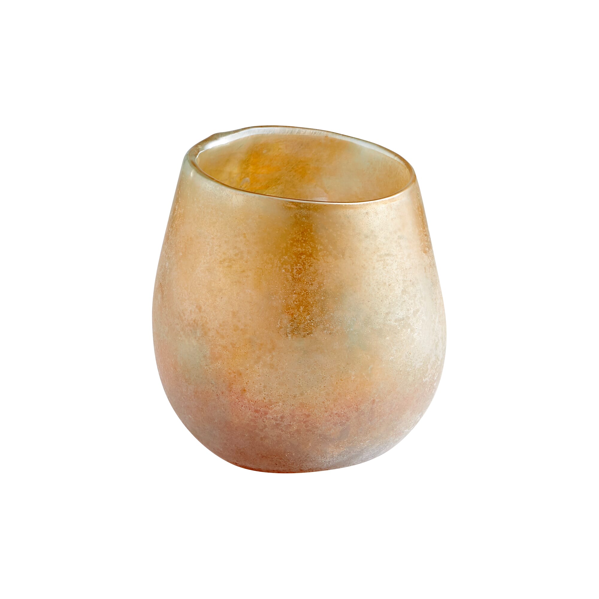 Cyan Design Small Oberon Vase in Amber Scavo