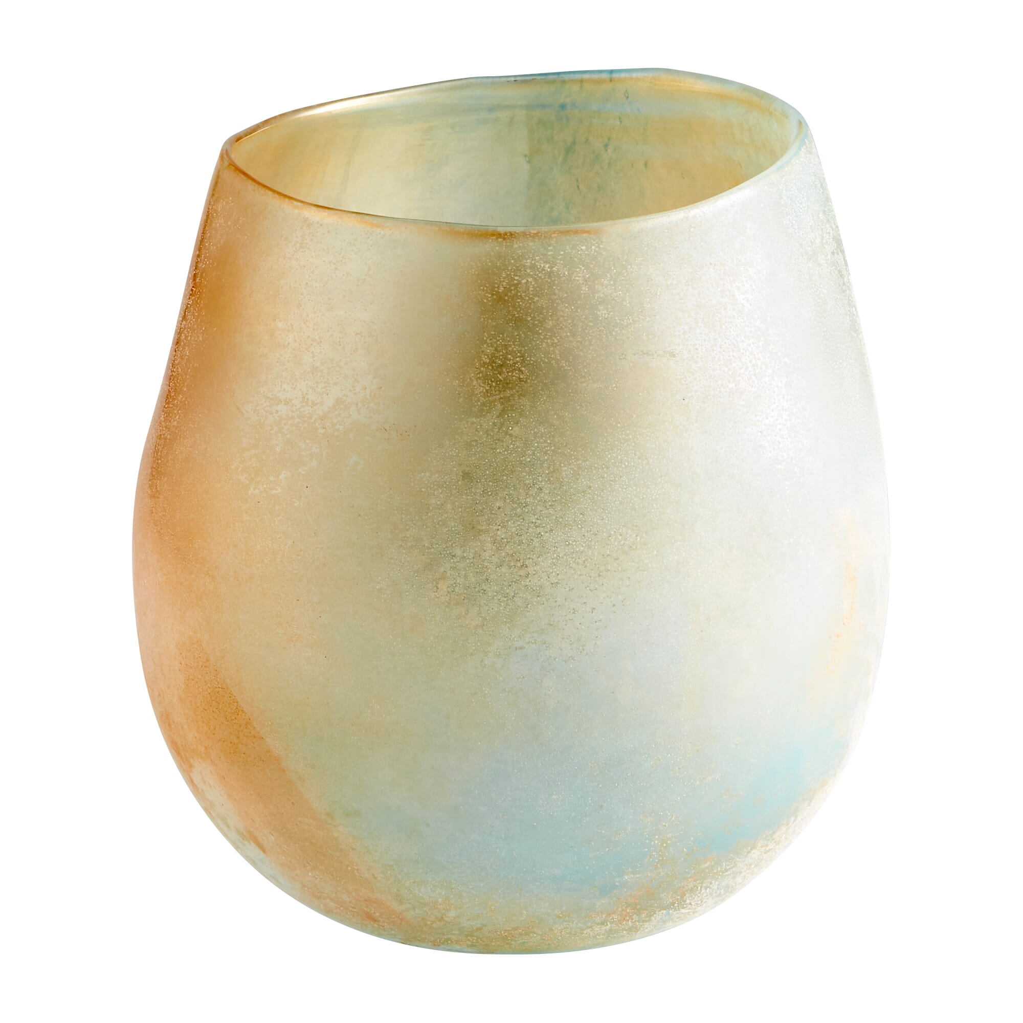 Cyan Design Large Oberon Vase in Amber Scavo