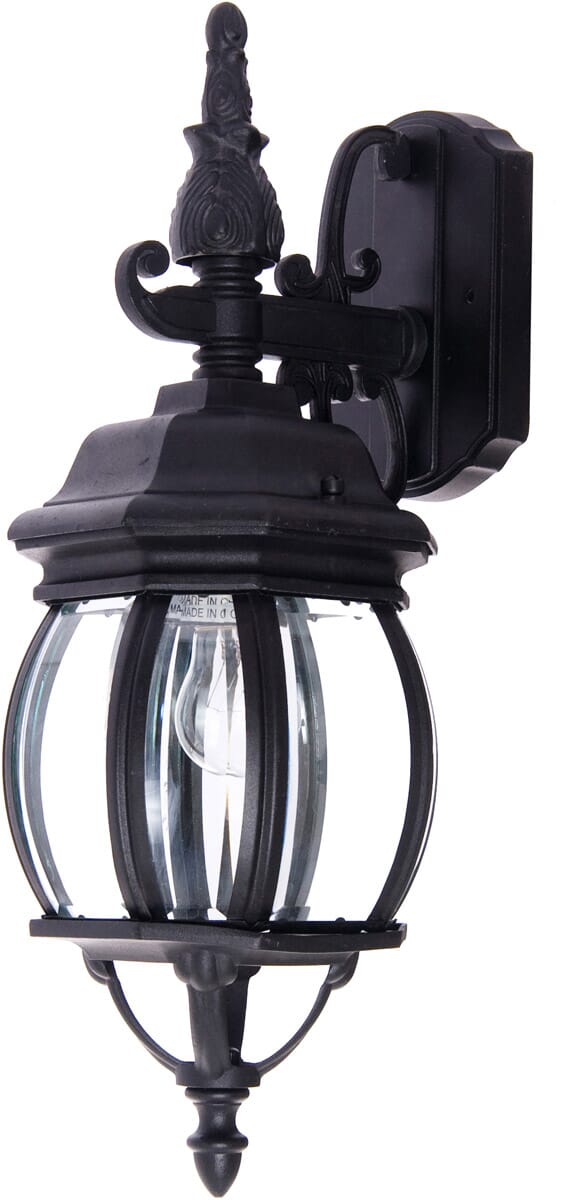 Maxim Lighting Crown Hill 15.5" Outdoor Wall Light in Black