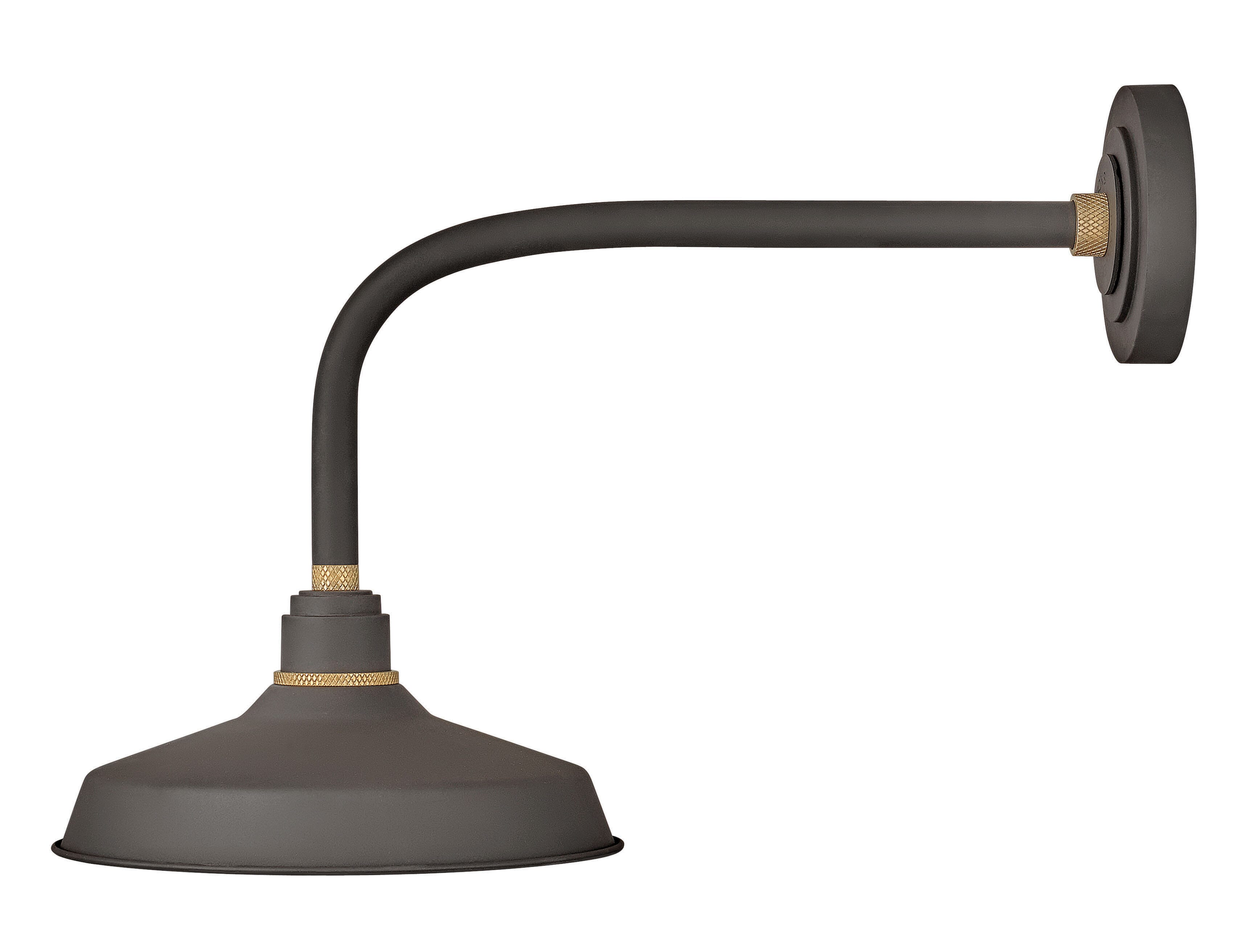 Hinkley Foundry 16" Outdoor Wall Light in Museum Bronze