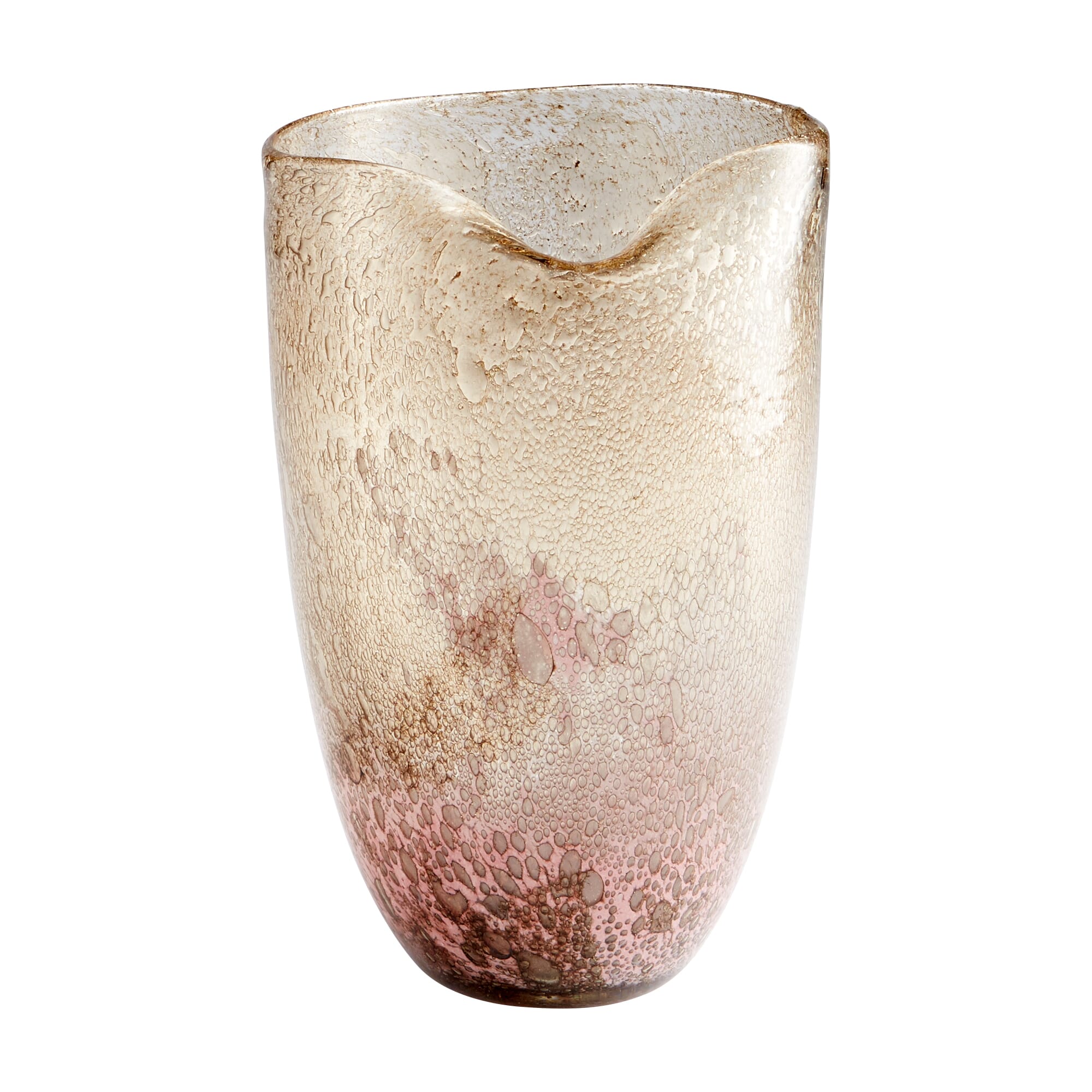 Cyan Design Prospero Vase in Purple And Gold Dust