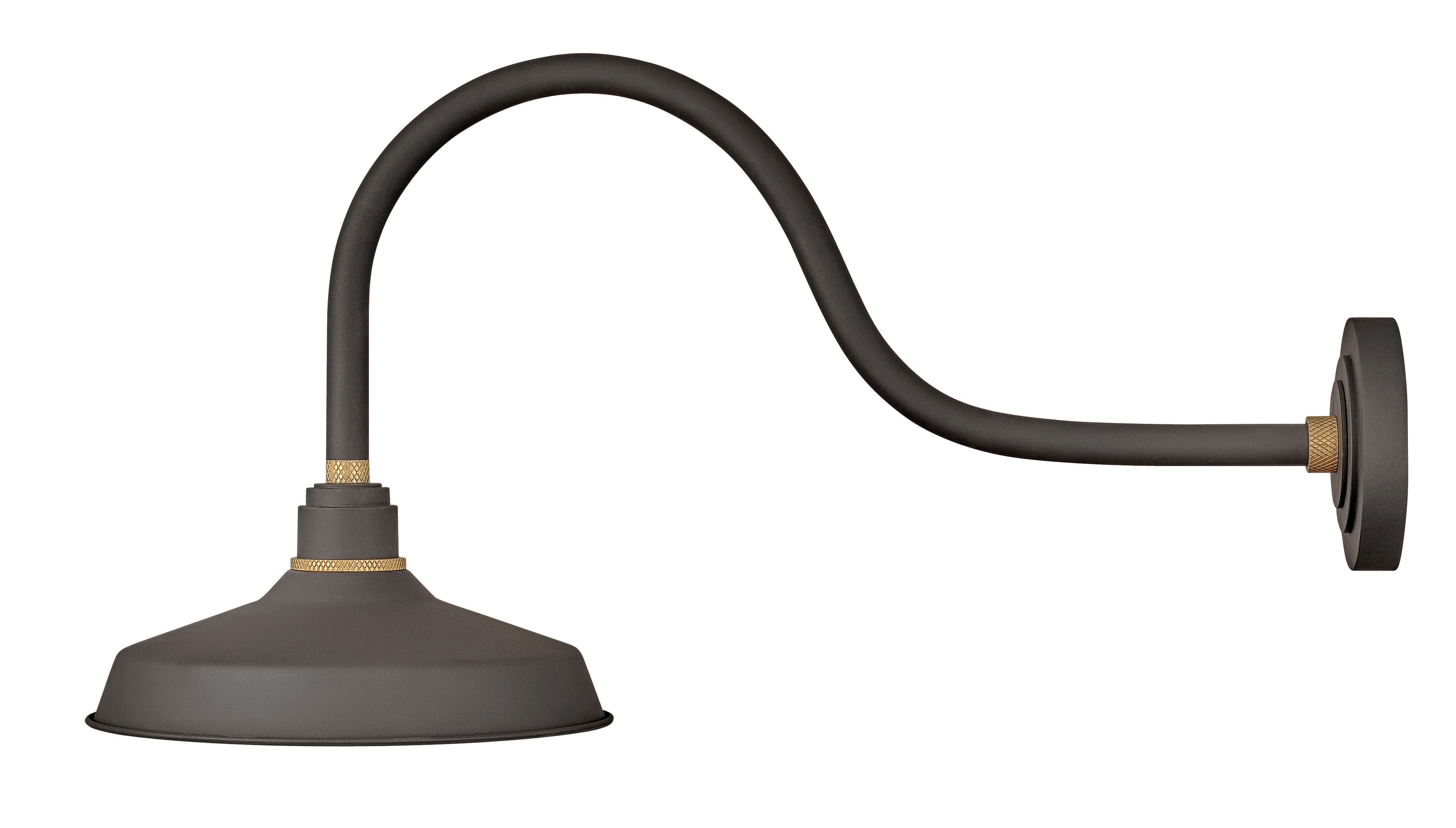 Hinkley Foundry 16" Outdoor Wall Light in Museum Bronze