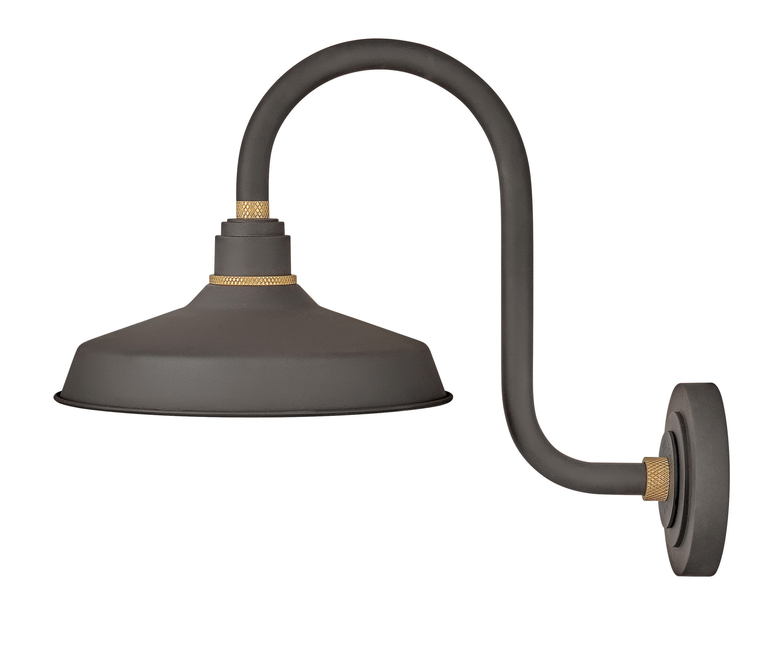 Hinkley Foundry 17" Outdoor Wall Light in Museum Bronze