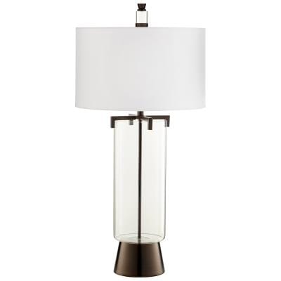 Cyan Design Bauer 38" Table Lamp in Antique Silver